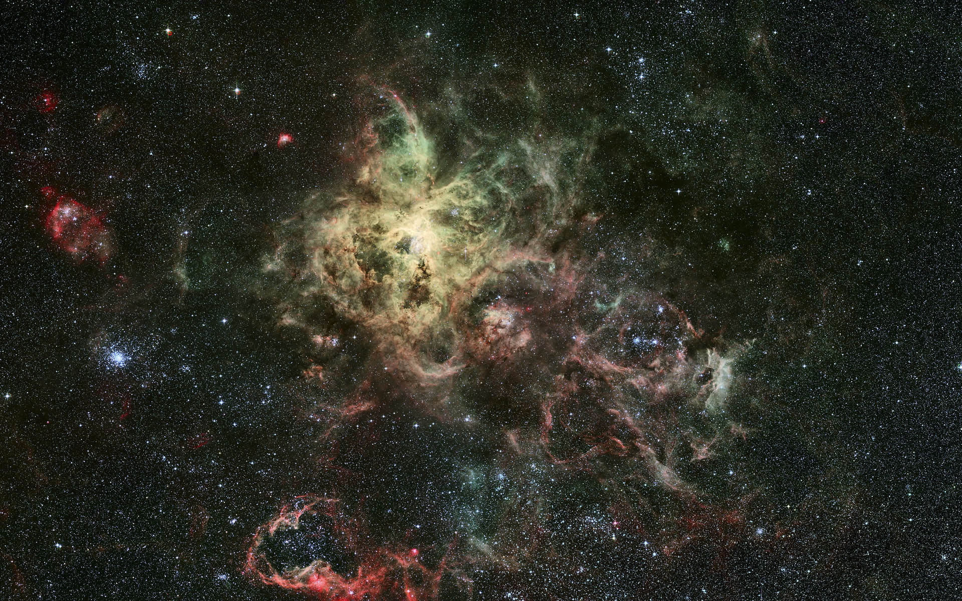 ngc, 1080P, nebula, stars, emission, 2070, HD Wallpaper