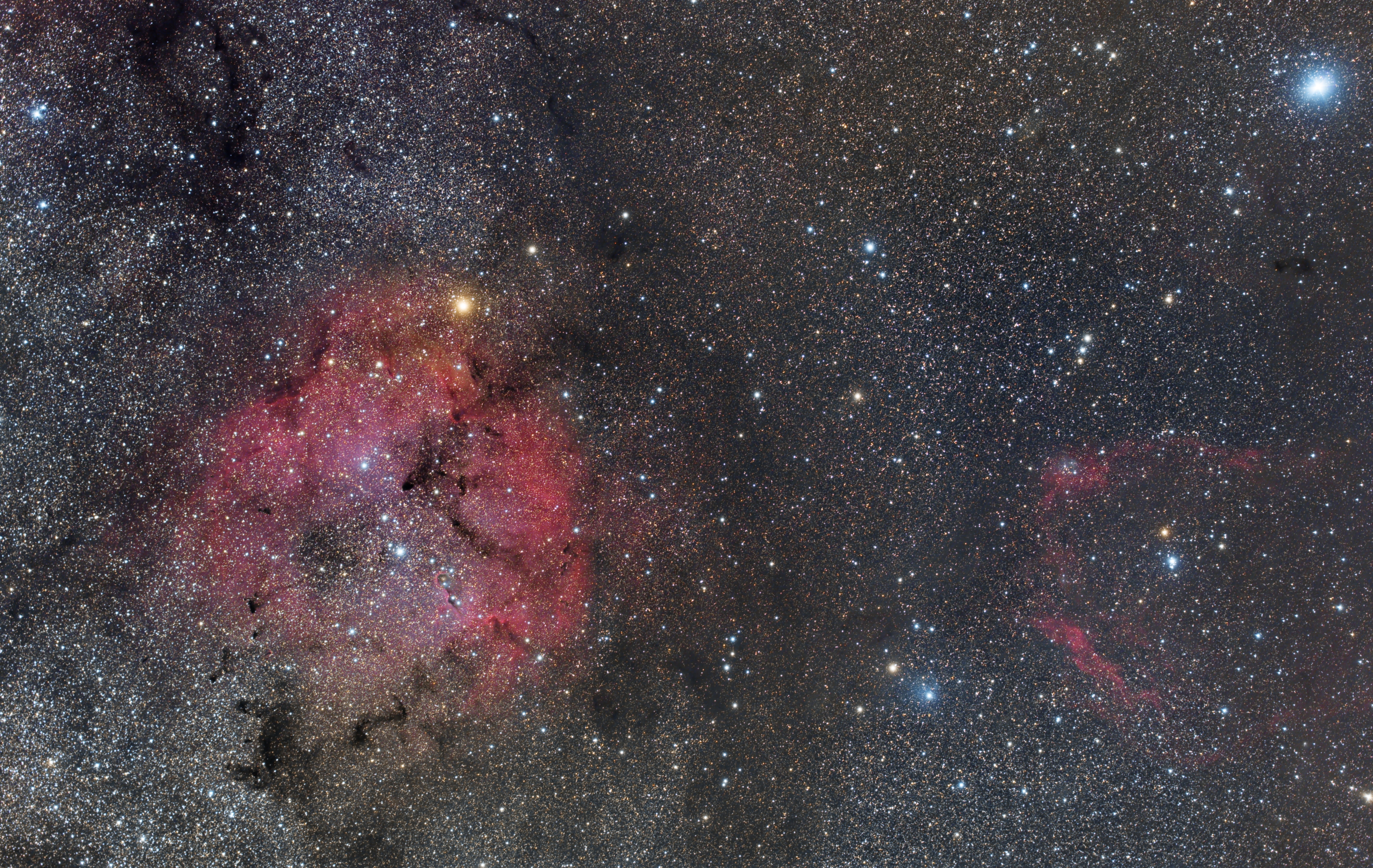 IC 1396, emission, nebula, 5K, in Cepheus, HD Wallpaper