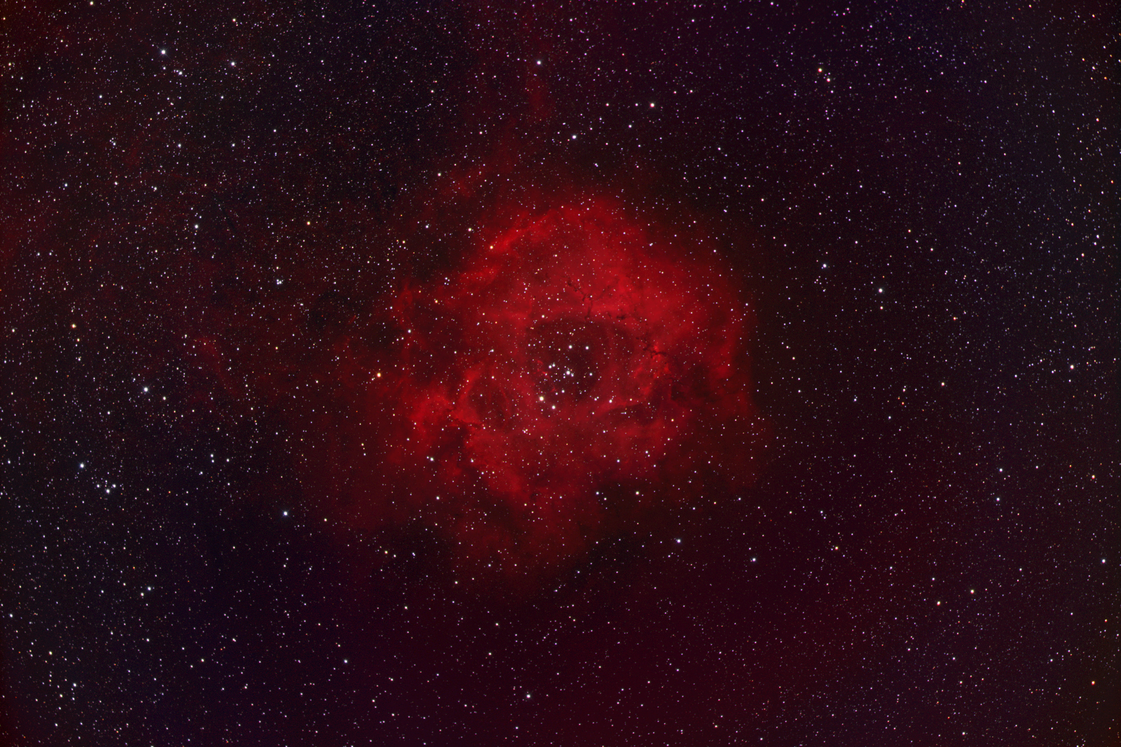 giant, emission nebula, Outlet, 2K, in the constellation Unicorn, HD Wallpaper