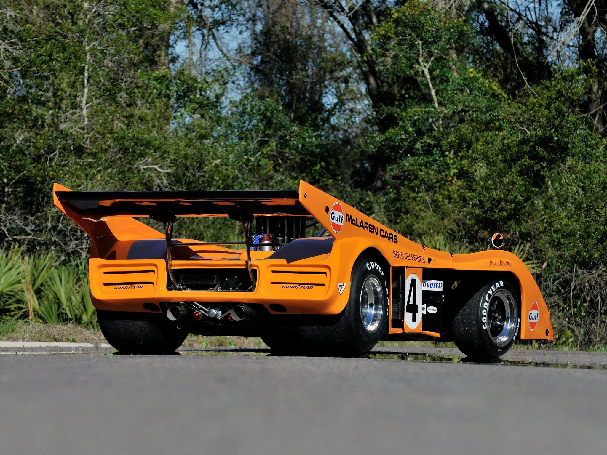 1972, race, le mans, sports, group 7, prototype, racing, mclaren, 1080P, classic, m20, HD Wallpaper