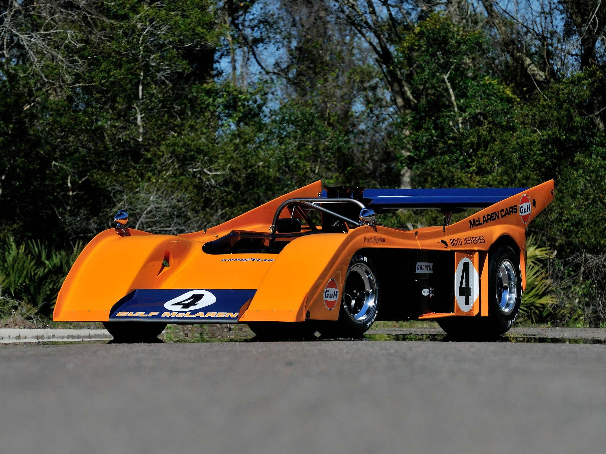 sports, race, prototype, mclaren, 1972, m20, group 7, le mans, 1080P, classic, racing, HD Wallpaper