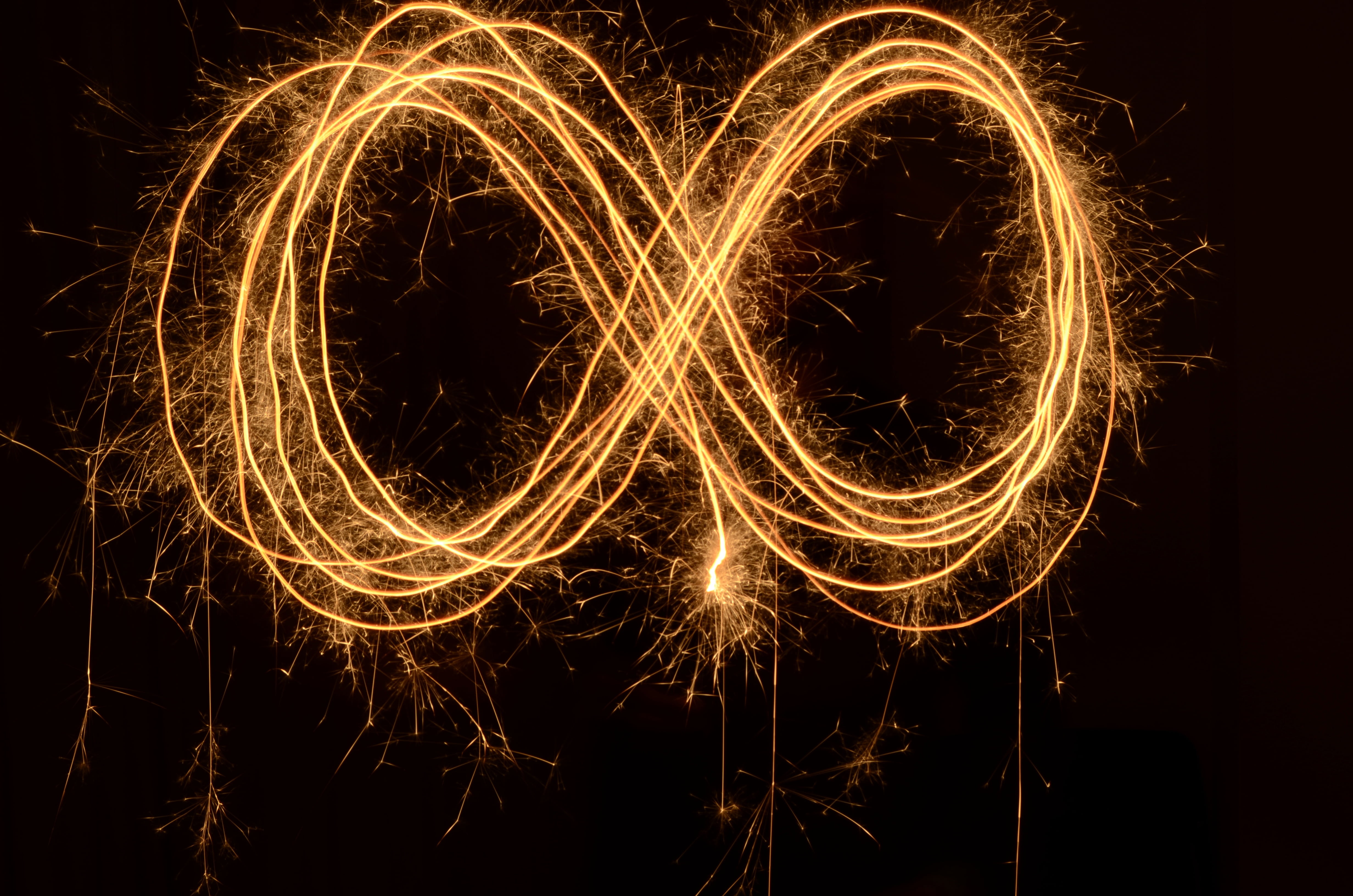 illuminated, motion, trail, no people, heart shape, burning, long exposure, firework display, sparkler, blurred motion, celebration, studio shot, long exposition, HD Wallpaper