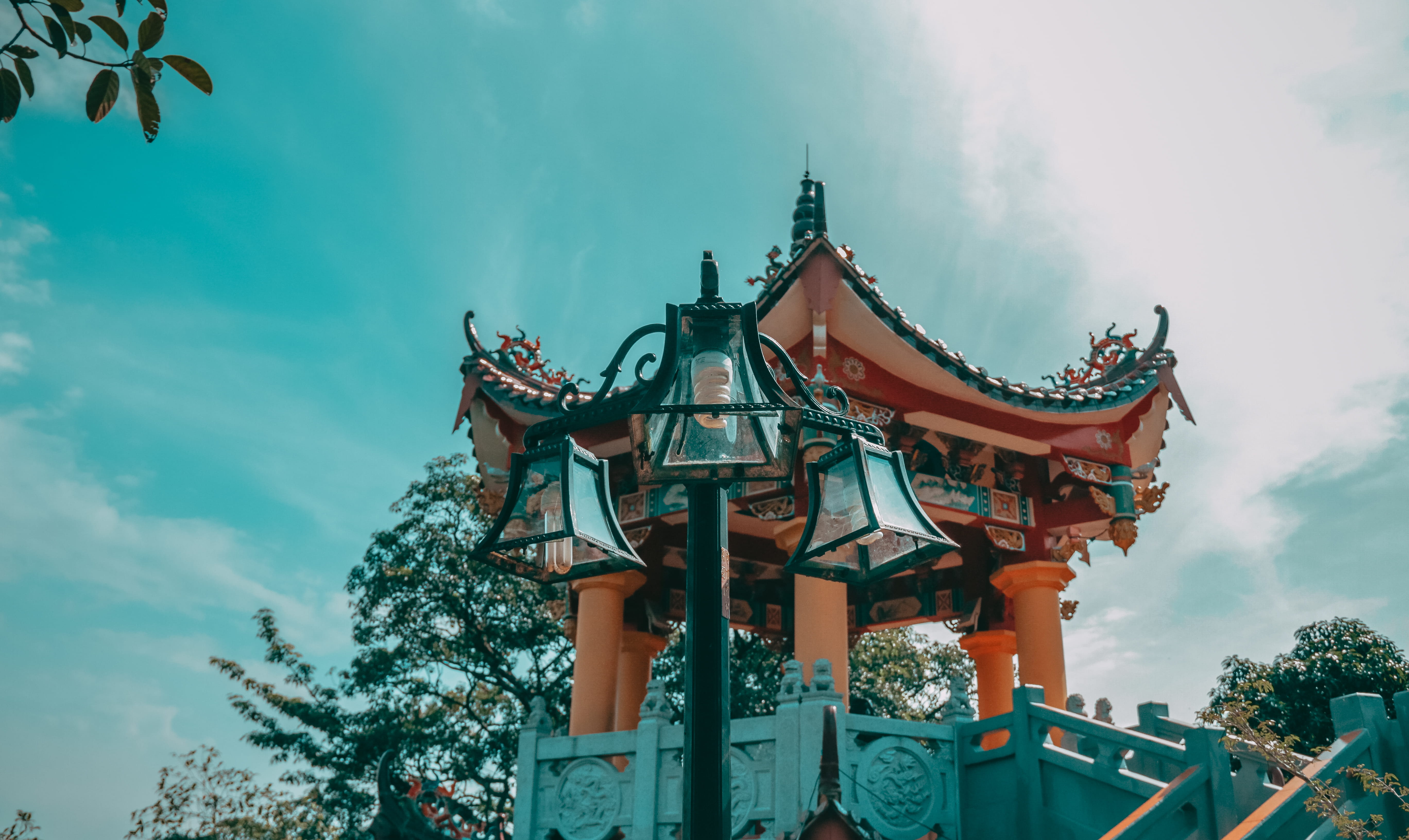 built structure, spirituality, sky, no people, outdoors, place of worship, malaysia, canon, nature, day, color, tree, 70d, cloud - sky, belief, 5K, religion, HD Wallpaper