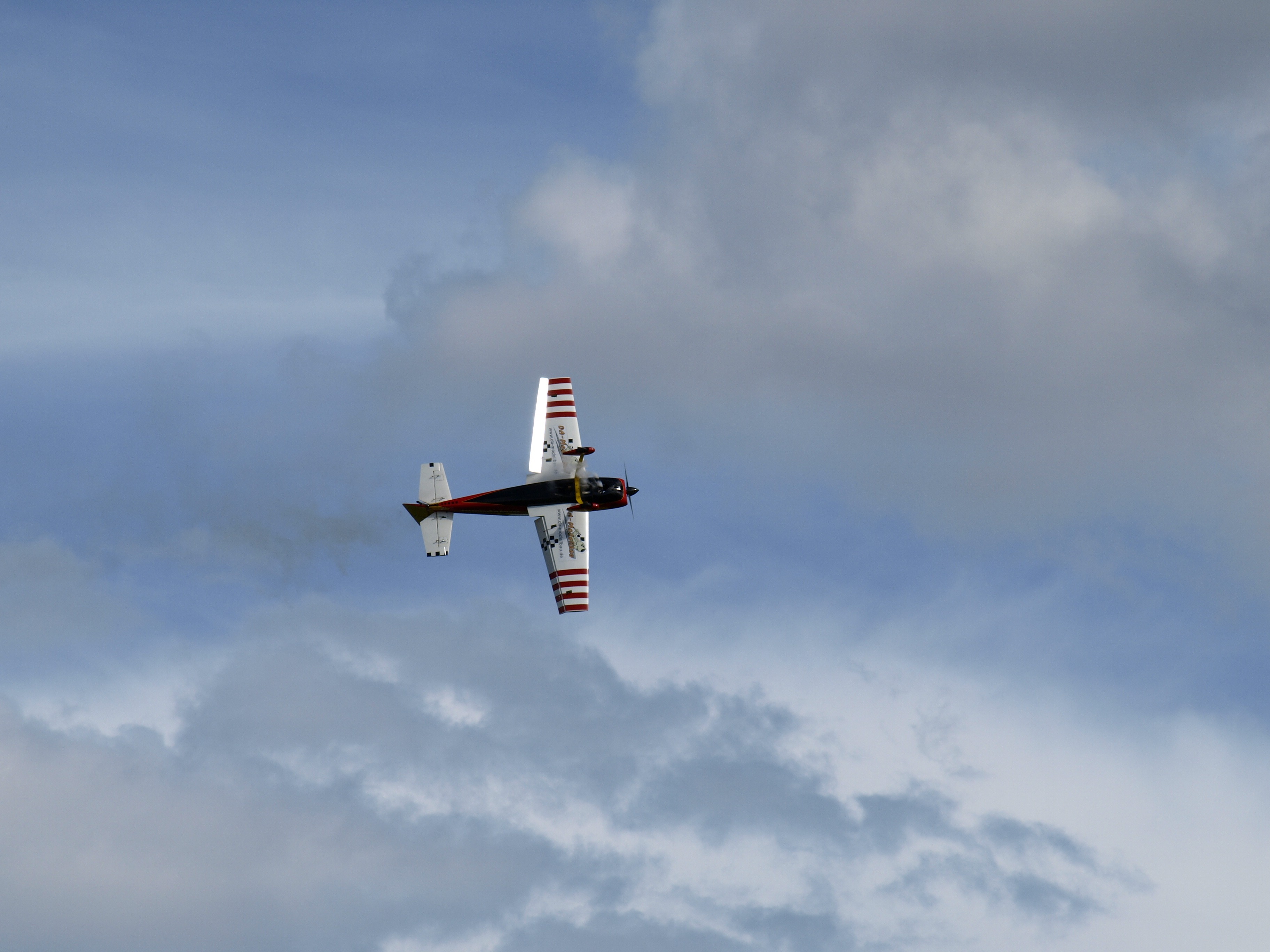 aerobatics, 2K, military airplane, transportation, military, mid-air, motion, hobby, sky, airplane, m17, cloud - sky, leisure, fly, no people, outdoors, HD Wallpaper
