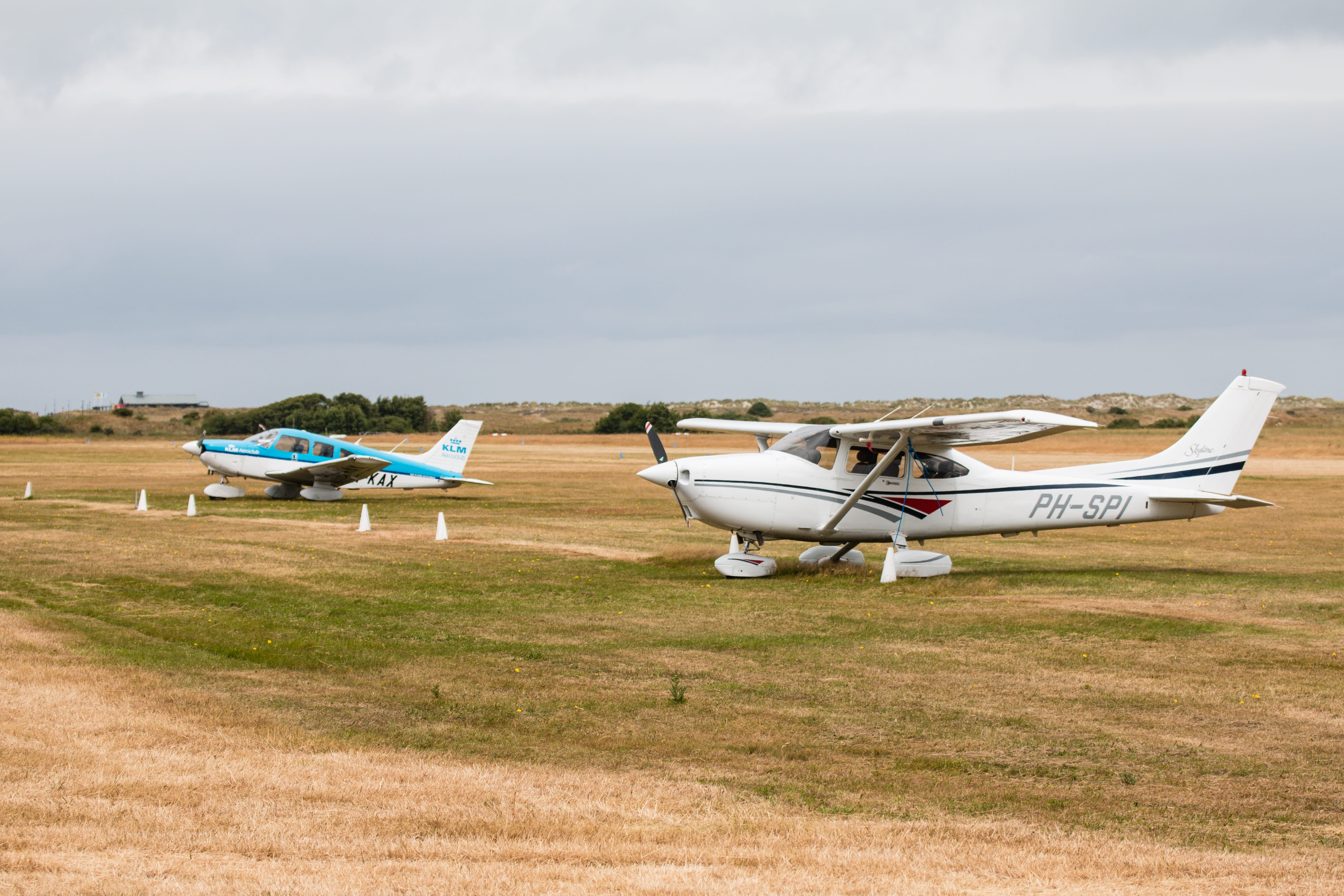 cloud - sky, m17, airport runway, air vehicle, field, travel, horizontal, aviation, mode of transportation, on the move, in the, grass, transportation, HD Wallpaper