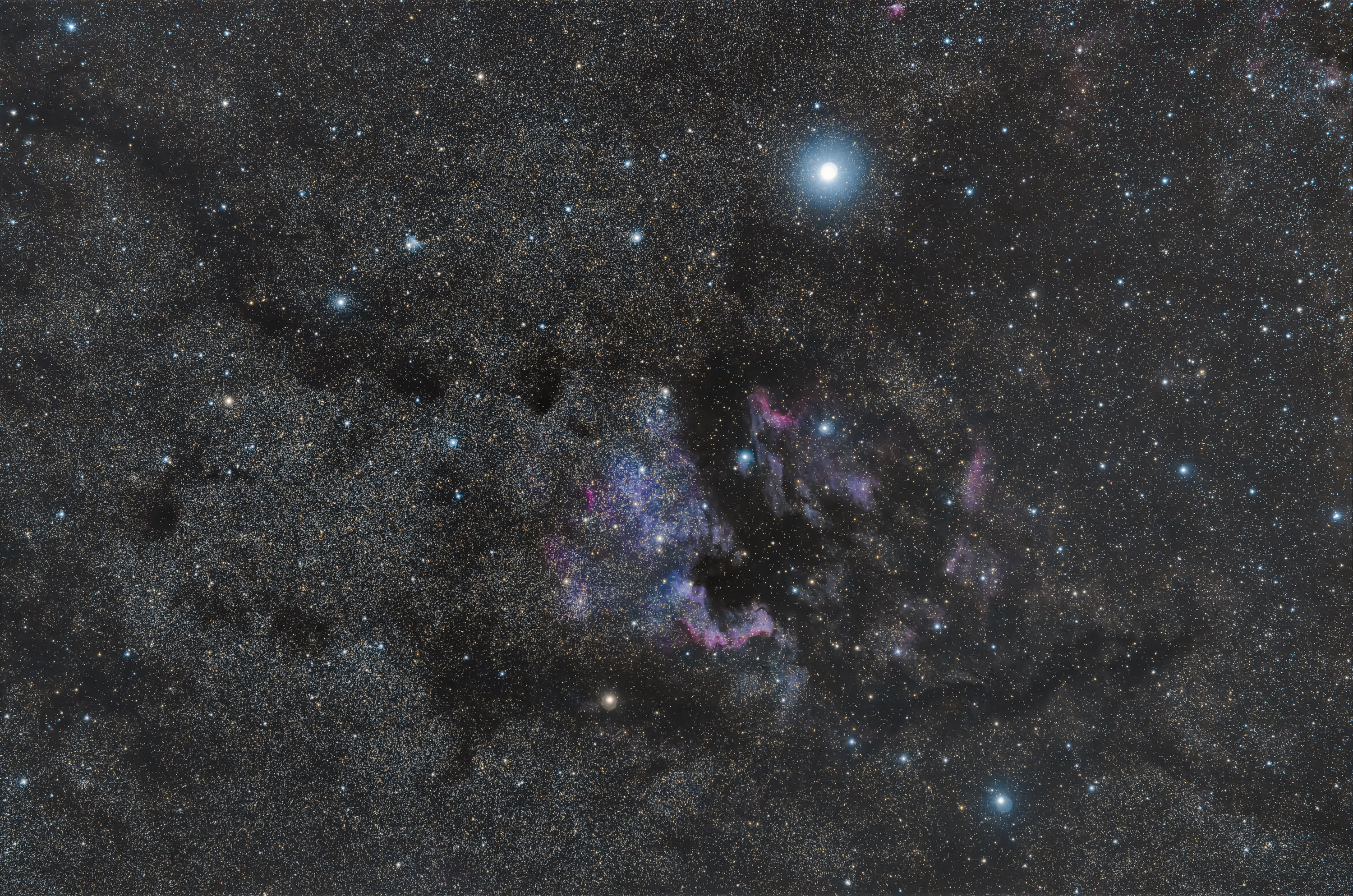 North America Nebula, in the constellation Swan, 2K, North America, Nebula, HD Wallpaper