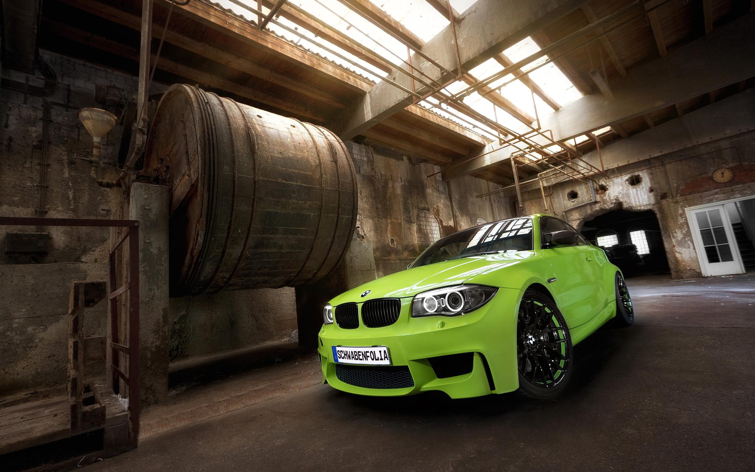 schwabenfolia, bmw, series, green, 2K, coupe, cars, sedan, m, HD Wallpaper