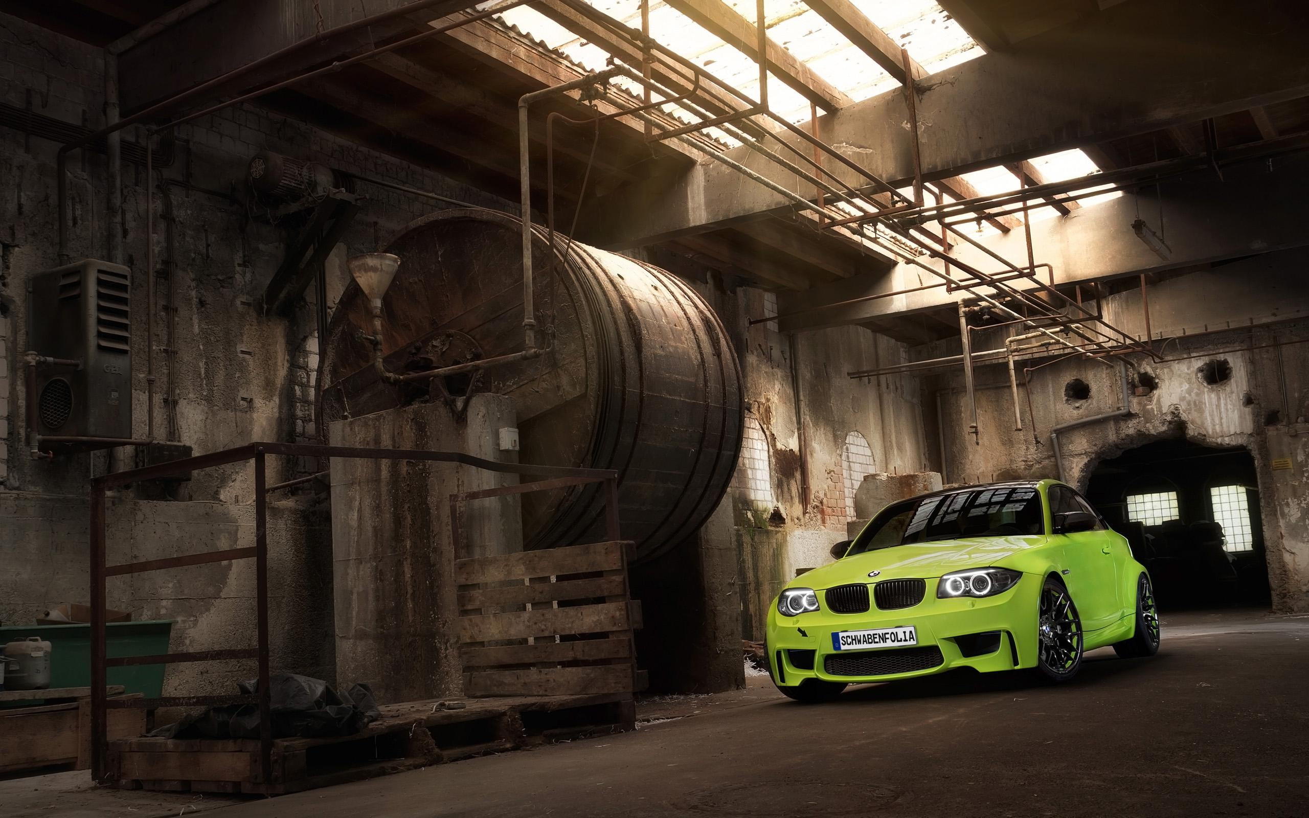 schwabenfolia, green, bmw, 2K, series, cars, 2013, lime, m, coupe, HD Wallpaper