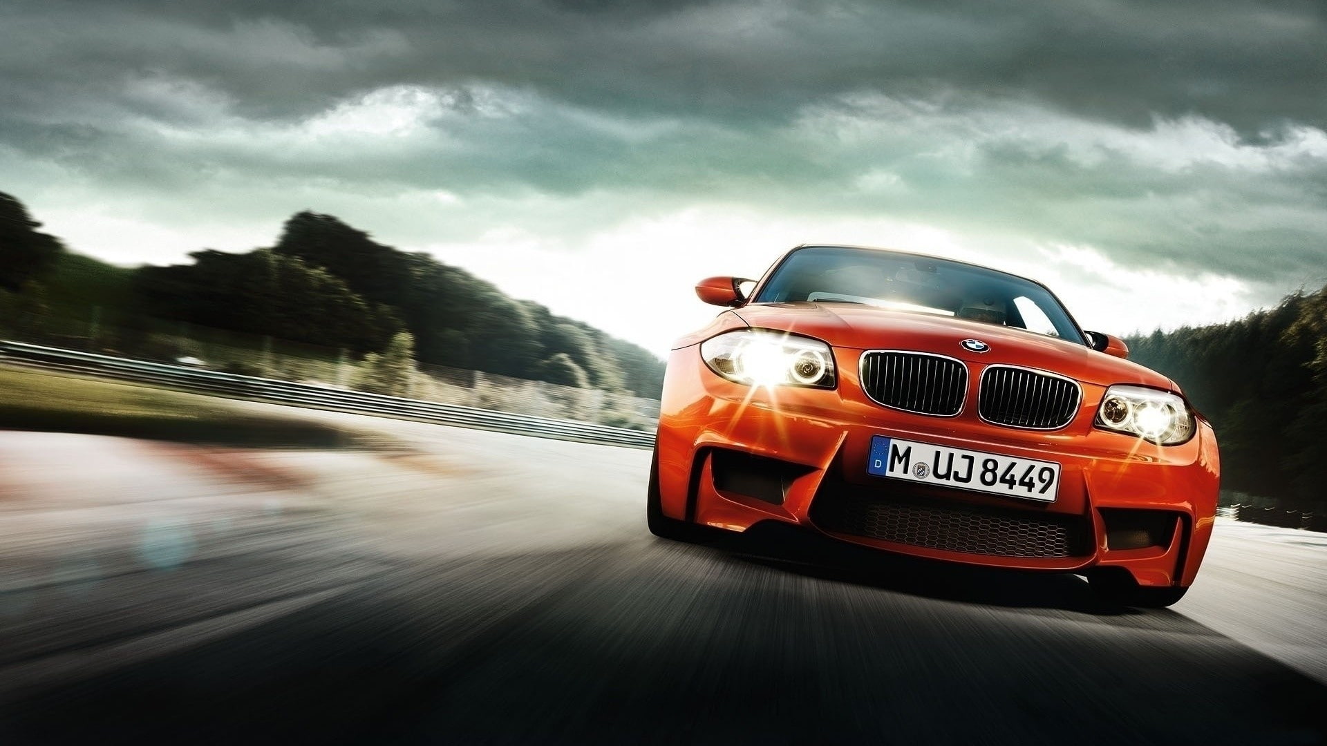 bmw, Landscapes, cars, art, 1080P, hd, coupe, series, m, x, HD Wallpaper