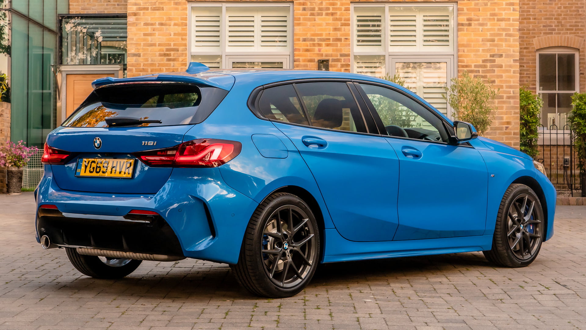 Luxury Car, Car, BMW 118i M Sport, BMW 1 Series, Blue Car, Subcompact Car, BMW, 1080P, HD Wallpaper