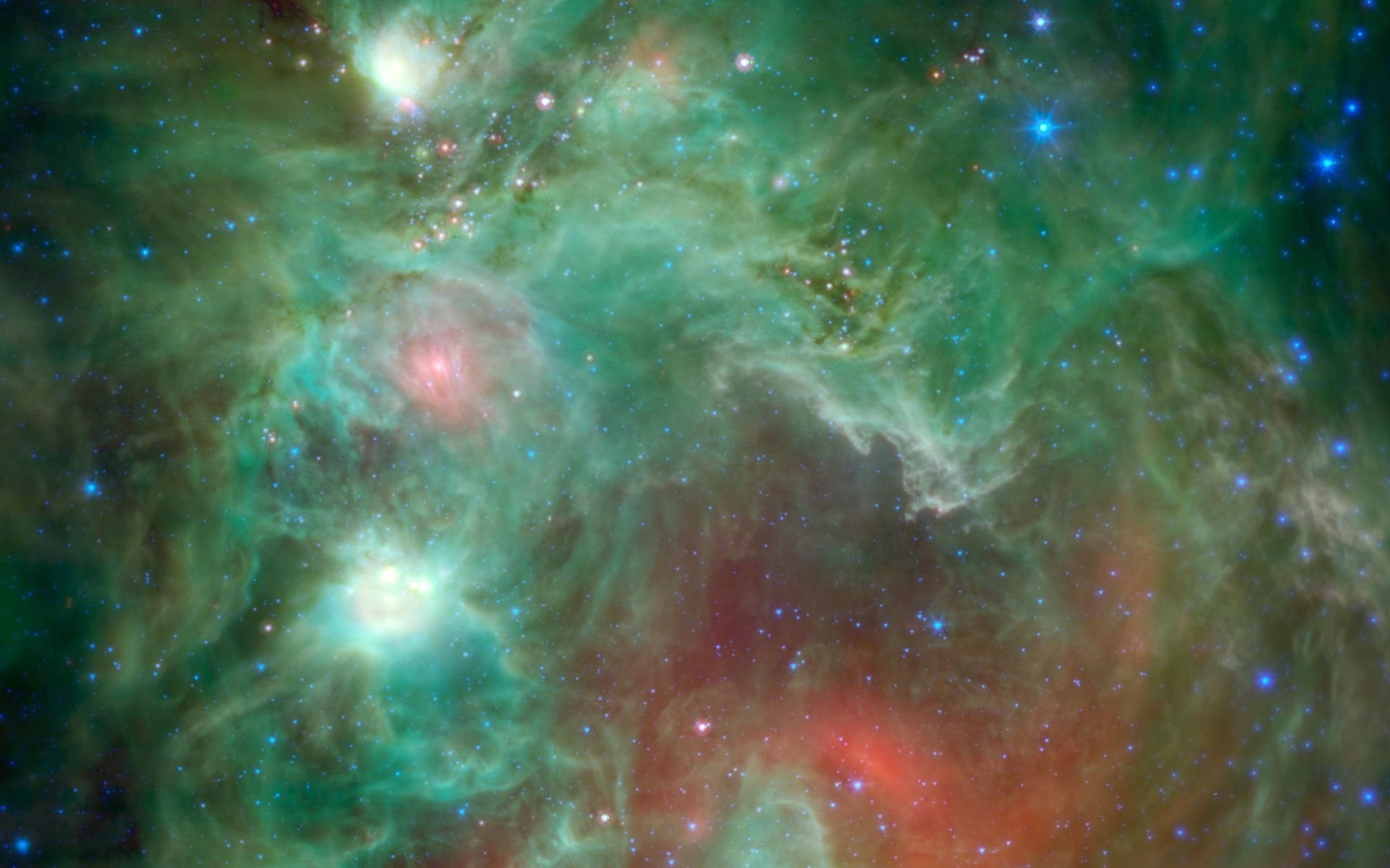 Green, 1080P, Nebula, Stars, Sci Fi, Orion (Constellation), HD Wallpaper