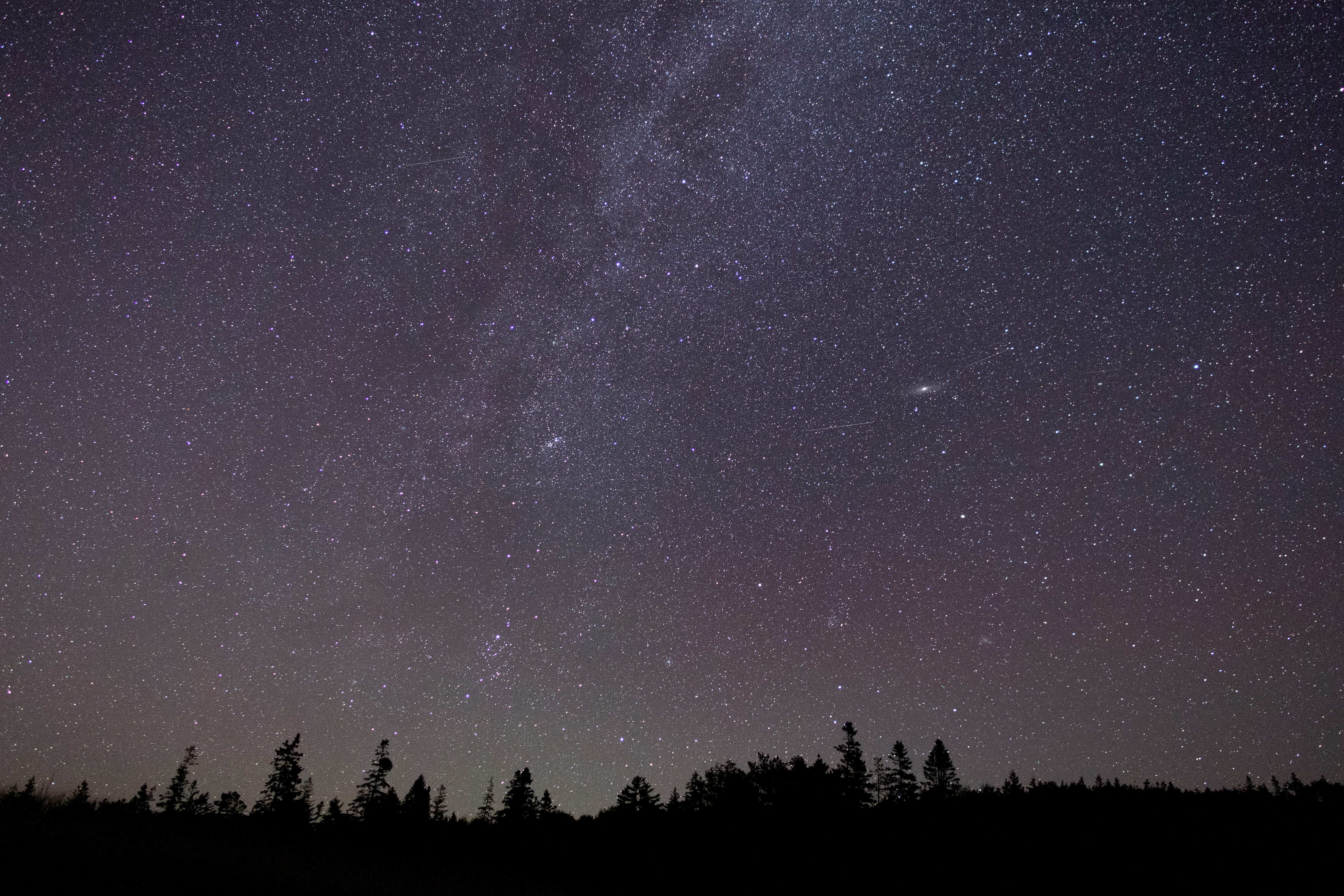 beauty in nature, space and astronomy, orion, astronomy, dark, color, purple, landscape, sky, scenics - nature, night, star field, silhouette, environment, HD Wallpaper