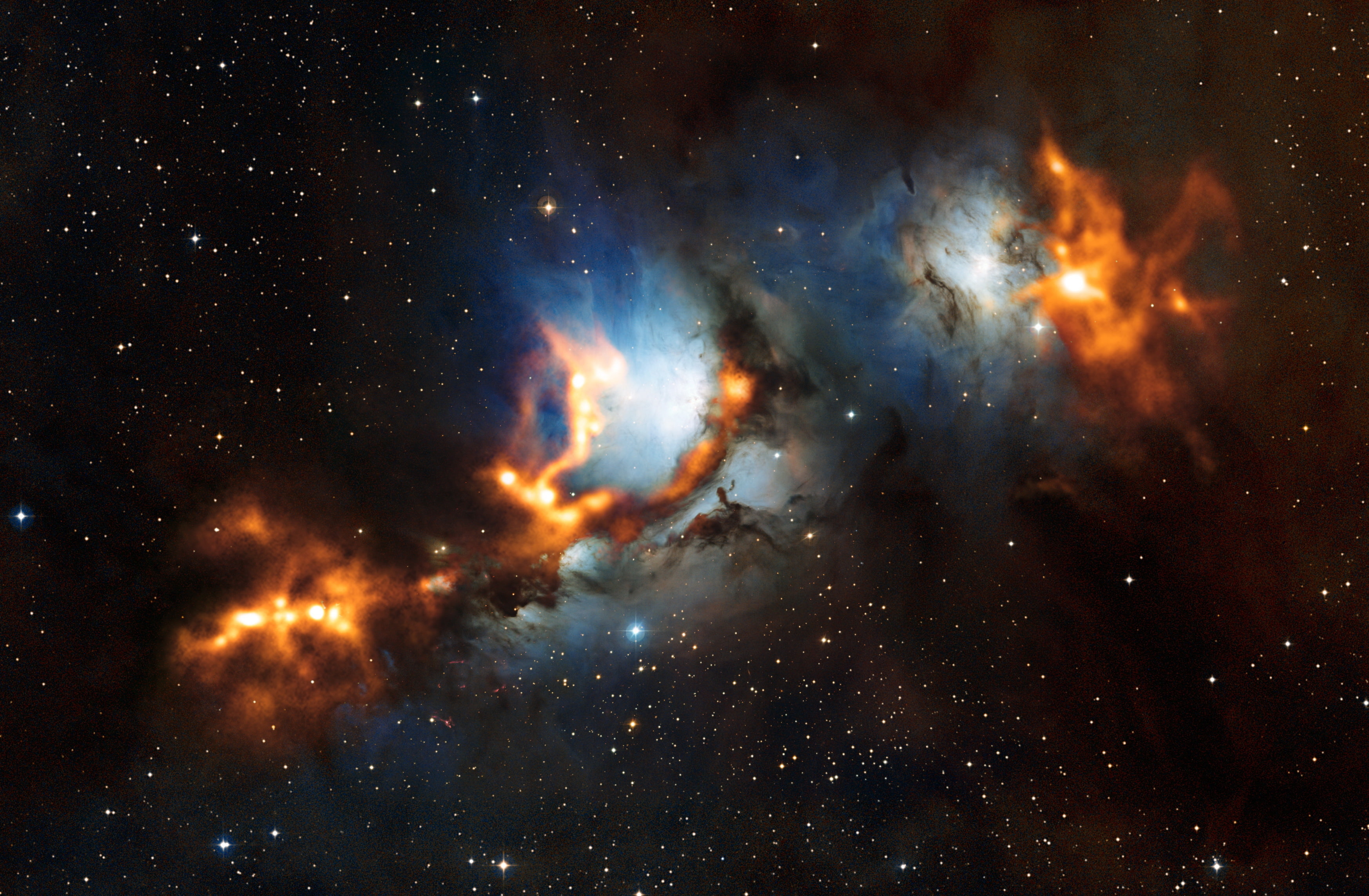 Orion, sky, constellation, night, outdoors, dust, no people, Messier 78, luminosity, way, space, satellite view, space exploration, science, nebula, star - space, HD Wallpaper