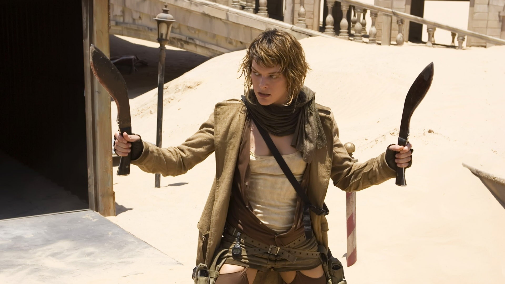 1080P, milla, art, resident, jovovich, x, extinction, games, video, hd, women, evil, brunettes, HD Wallpaper