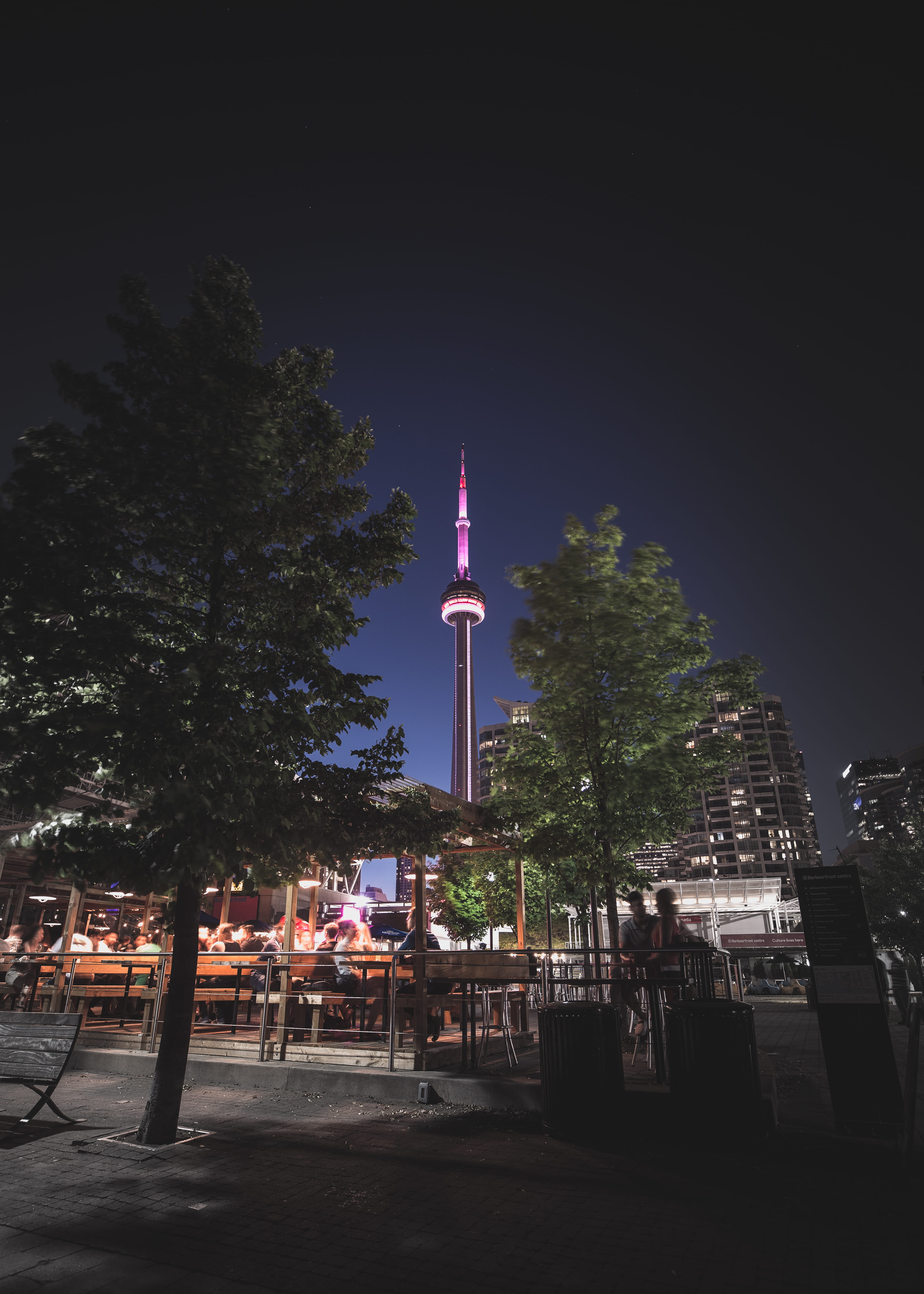 canada, bar, travel destinations, clear sky, tall - high, sky, vibes, outdoors, building exterior, office building exterior, built structure, skyscraper, Phone HD Wallpaper