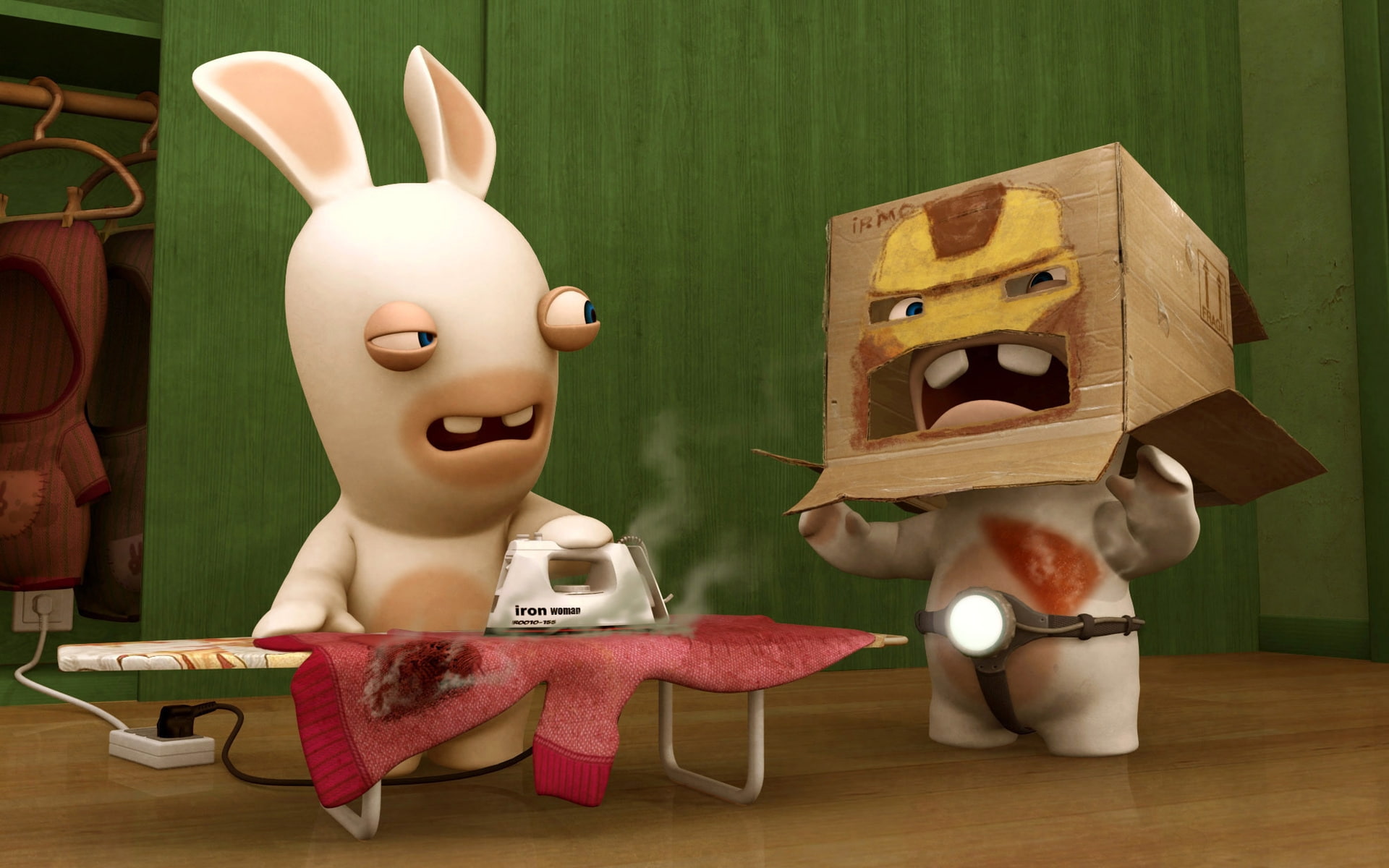 rayman, raving, funny, 1080P, rabbids, cartoons, HD Wallpaper