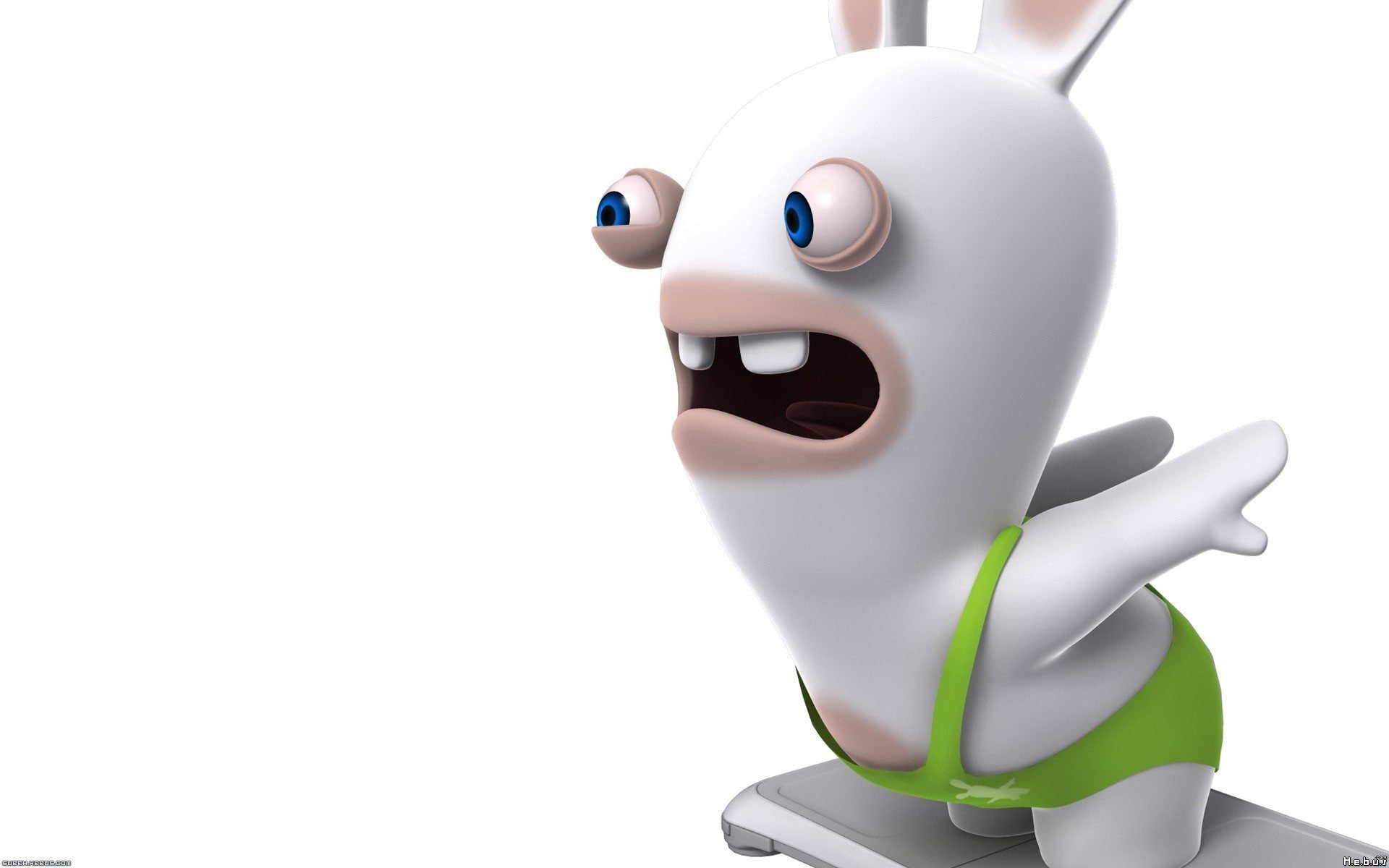 rabbids, video, rayman, raving, games, 1080P, HD Wallpaper