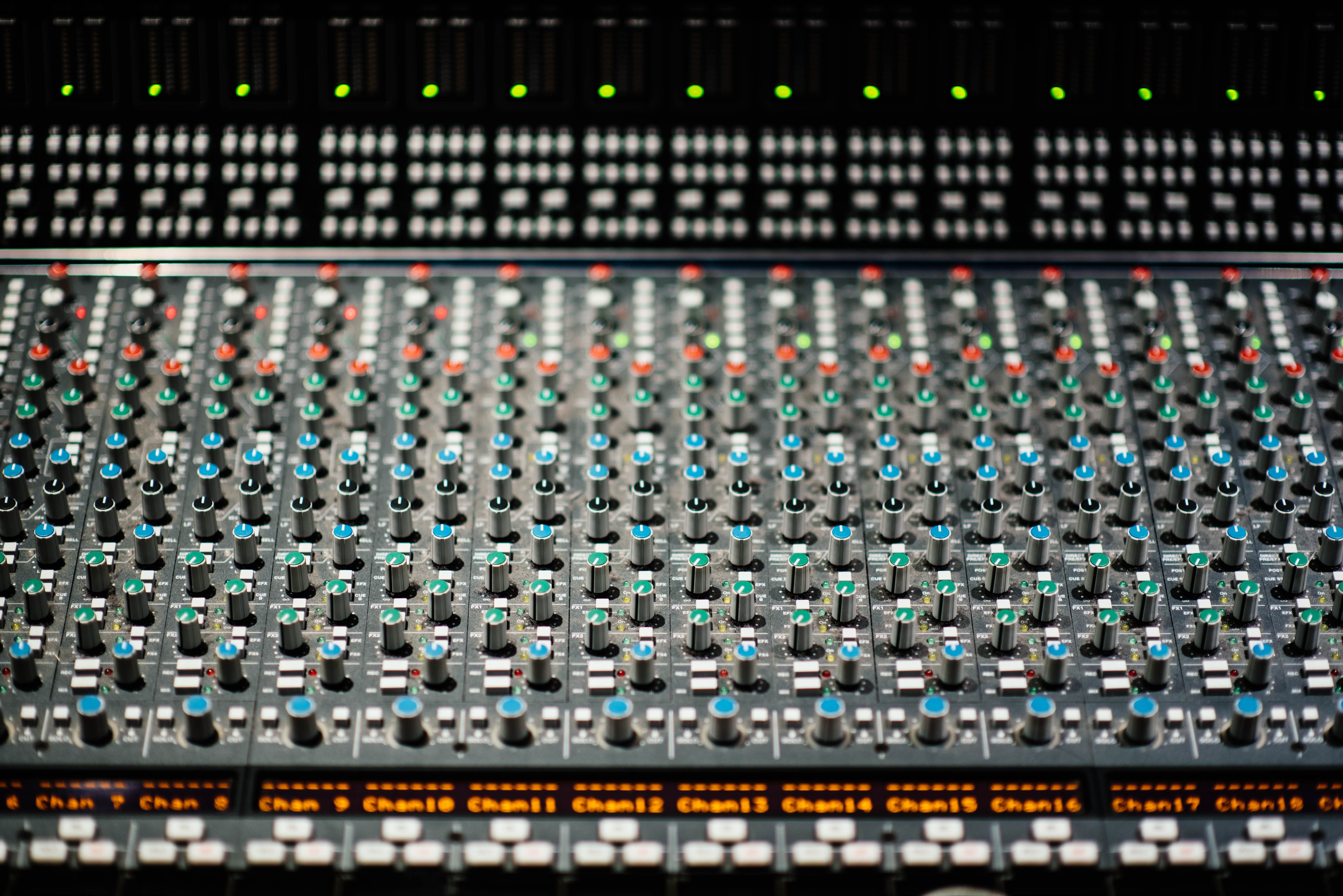 device, global communications, electronics industry, full frame, mix, connection, black, music, red, recording studio, circuit, focus, information, green, HD Wallpaper