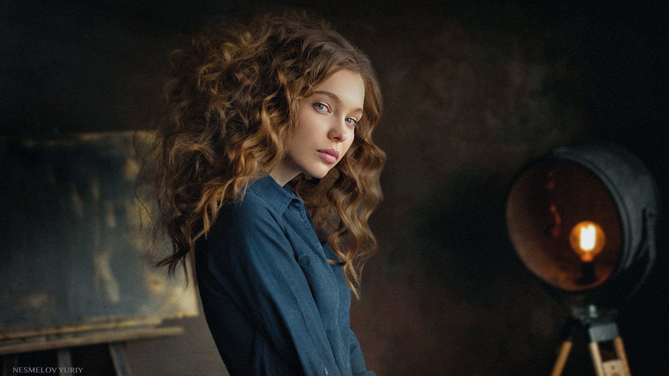 Yuri Nesmelov, Girl, 2K, Christina Vostruhina, HD Wallpaper
