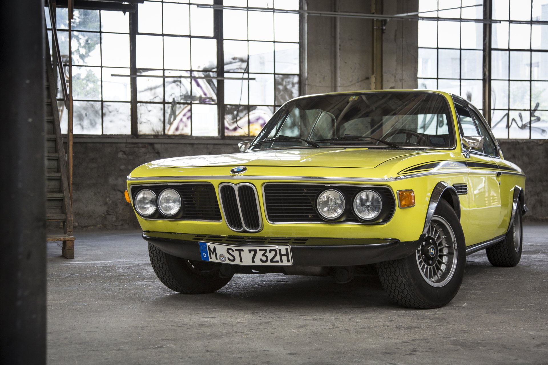 Vehicle, Yellow Car, Car, Grand Tourer, BMW, 1080P, BMW E9, HD Wallpaper
