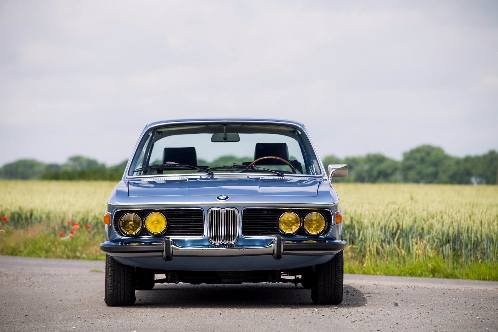 720P, cars, (e9), csi, 1971, bmw, blue, coupe, HD Wallpaper