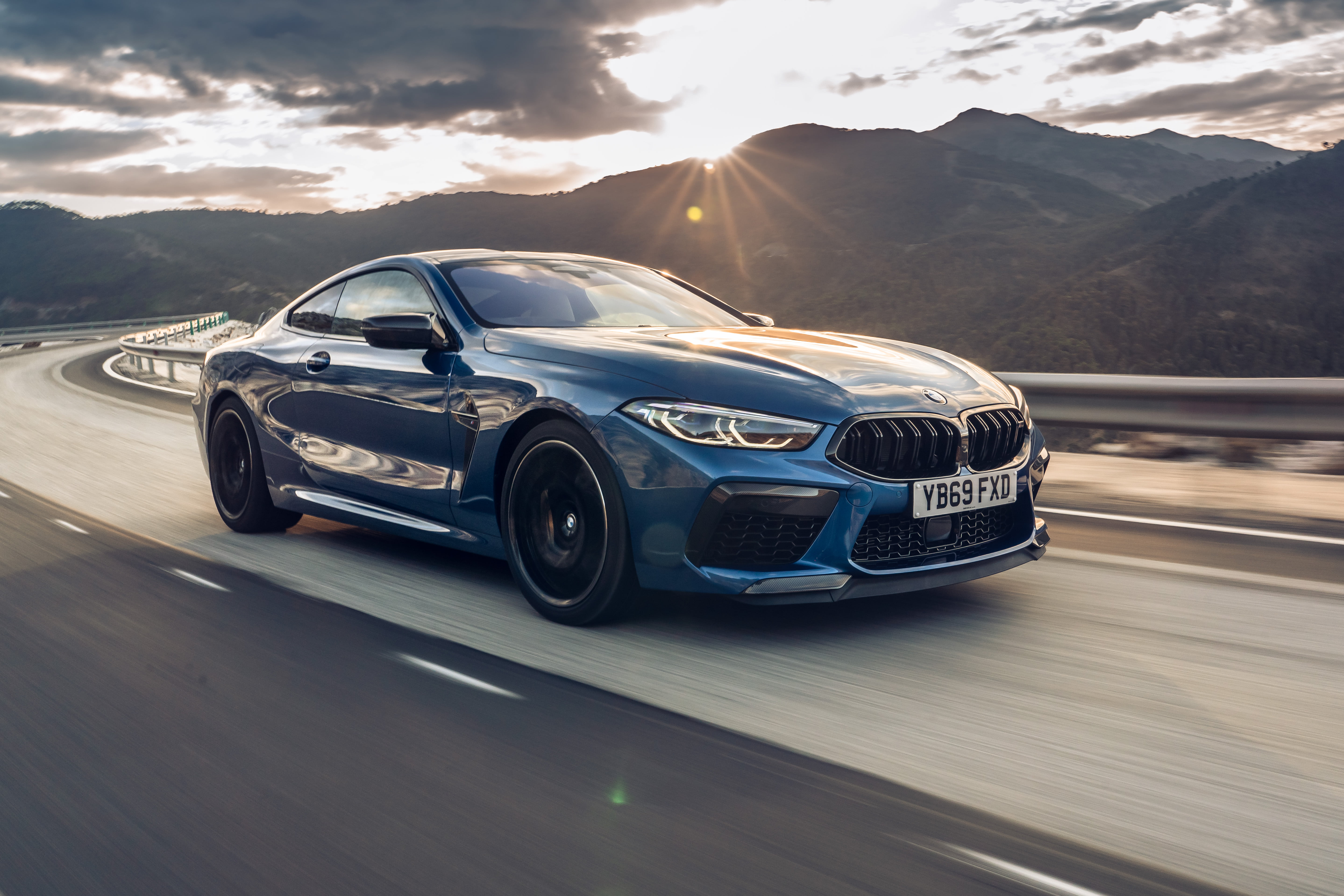 Vehicle, Blue Car, BMW, BMW M8, 5K, Grand Tourer, Car, HD Wallpaper