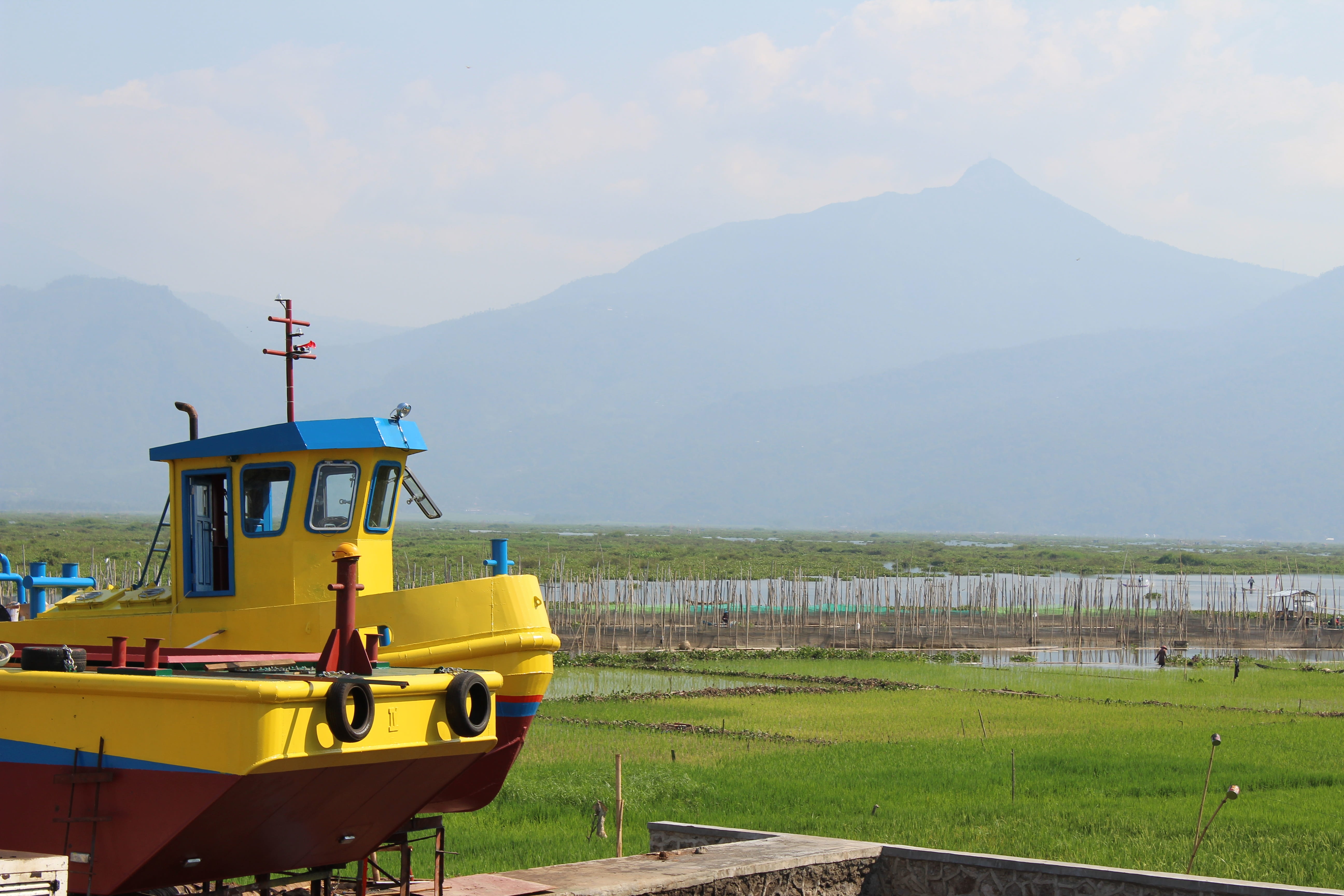 landscape, central java, beautiful, day, environment, indonesian, mode of transportation, mountain range, non-urban scene, mount, transportation, land, HD Wallpaper