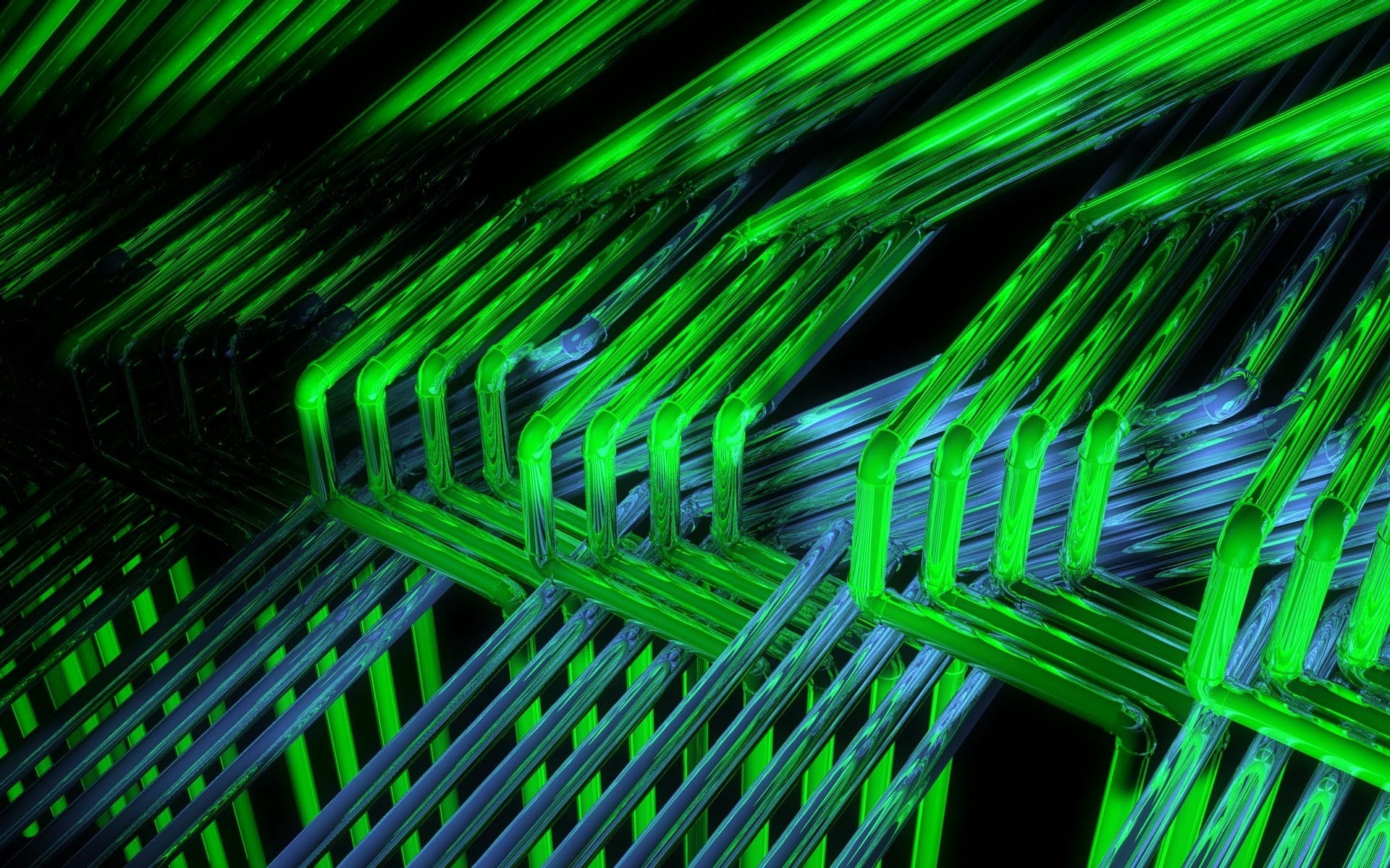 in A Row, illusion, digital, backgrounds, illustration, equipment, internet, abstract, leaf, growth, industry, nature, futuristic, bright, bands, HD Wallpaper