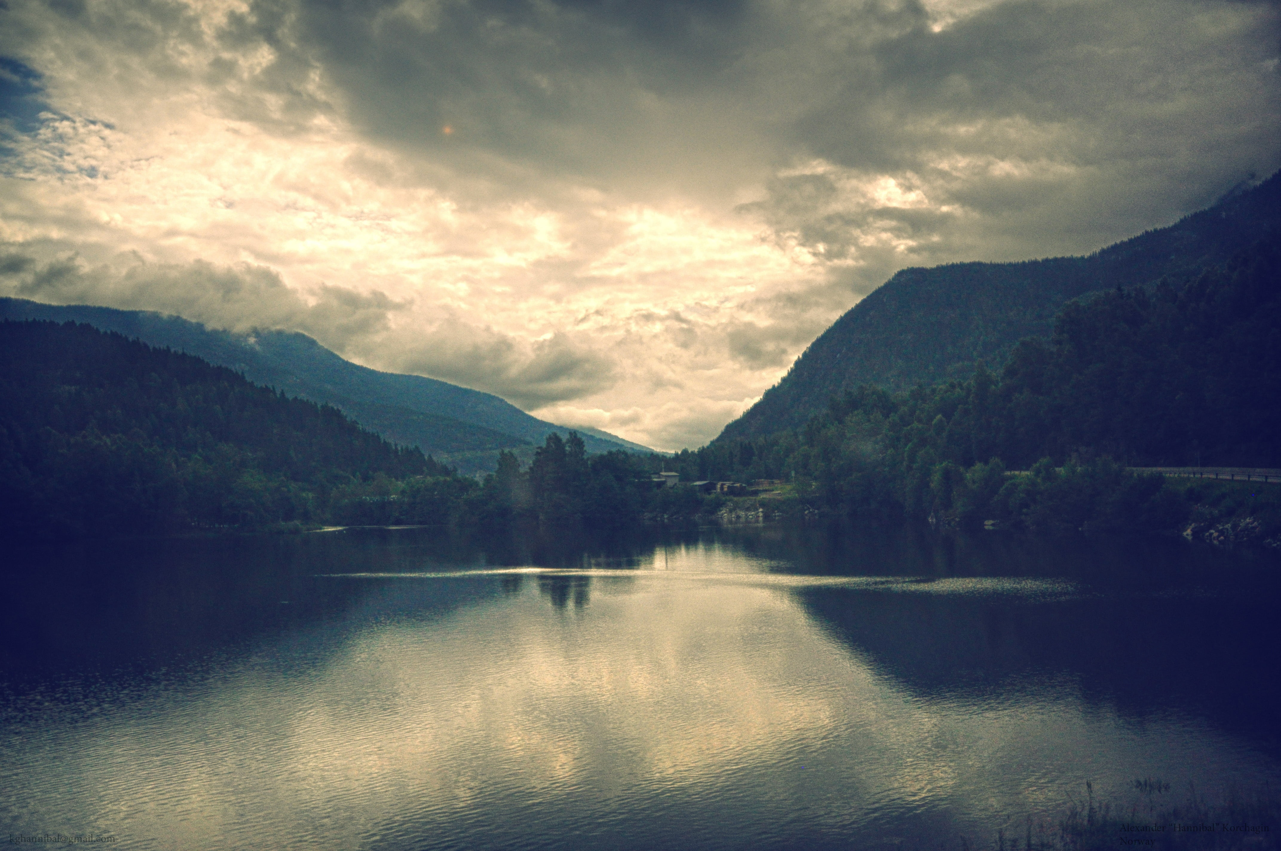 emptiness, tranquility, hill, nature, scenics - nature, woodland, 4K, fog, european Alps, cloudscape, river, autumn, non-Urban Scene, forest, reflection, HD Wallpaper