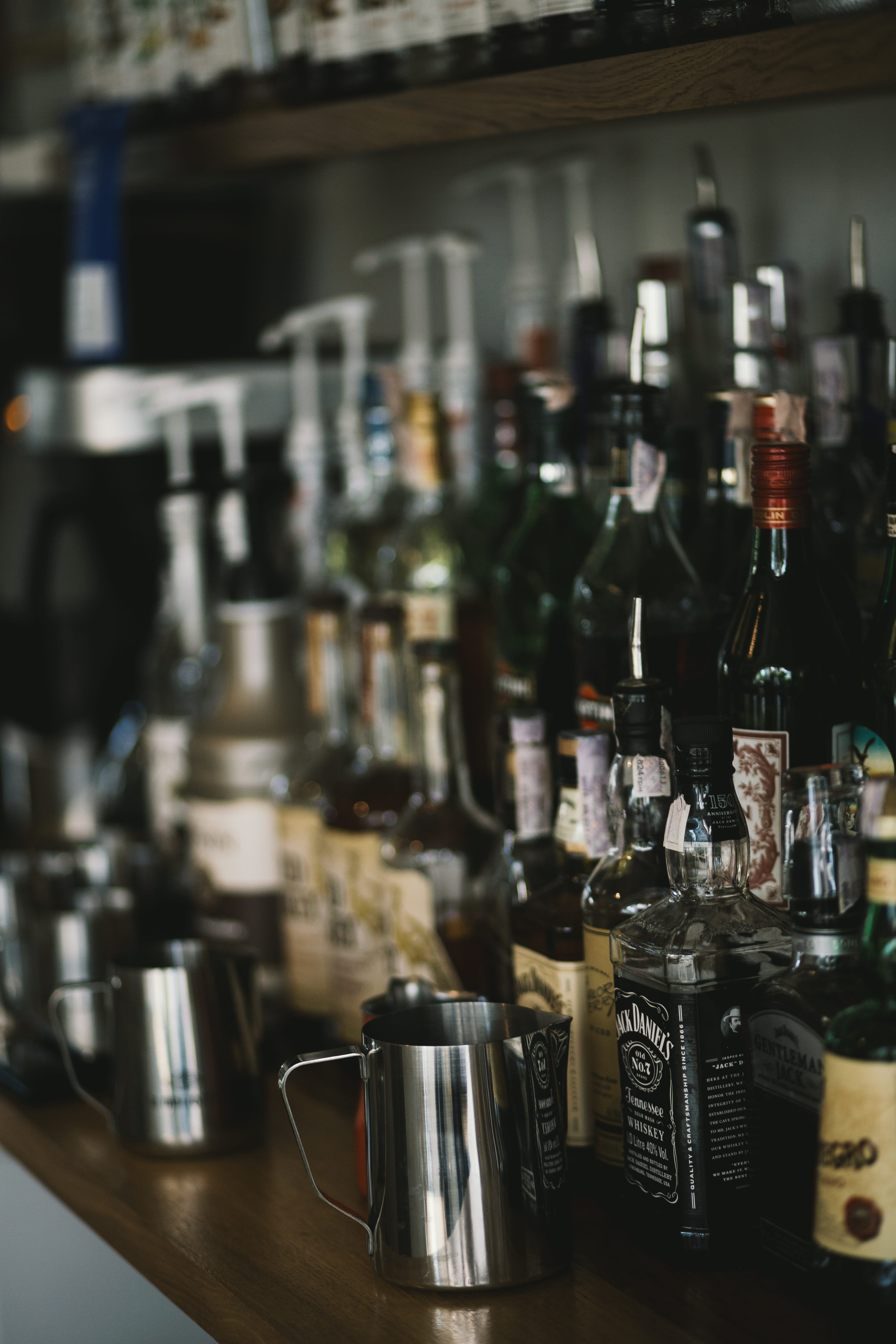 no people, large group of objects, wine, bottles, whisky, in a row, close-up, selective, refreshment, 5K, wine bottle, liquid, alcohol, photography, beverage, Phone HD Wallpaper
