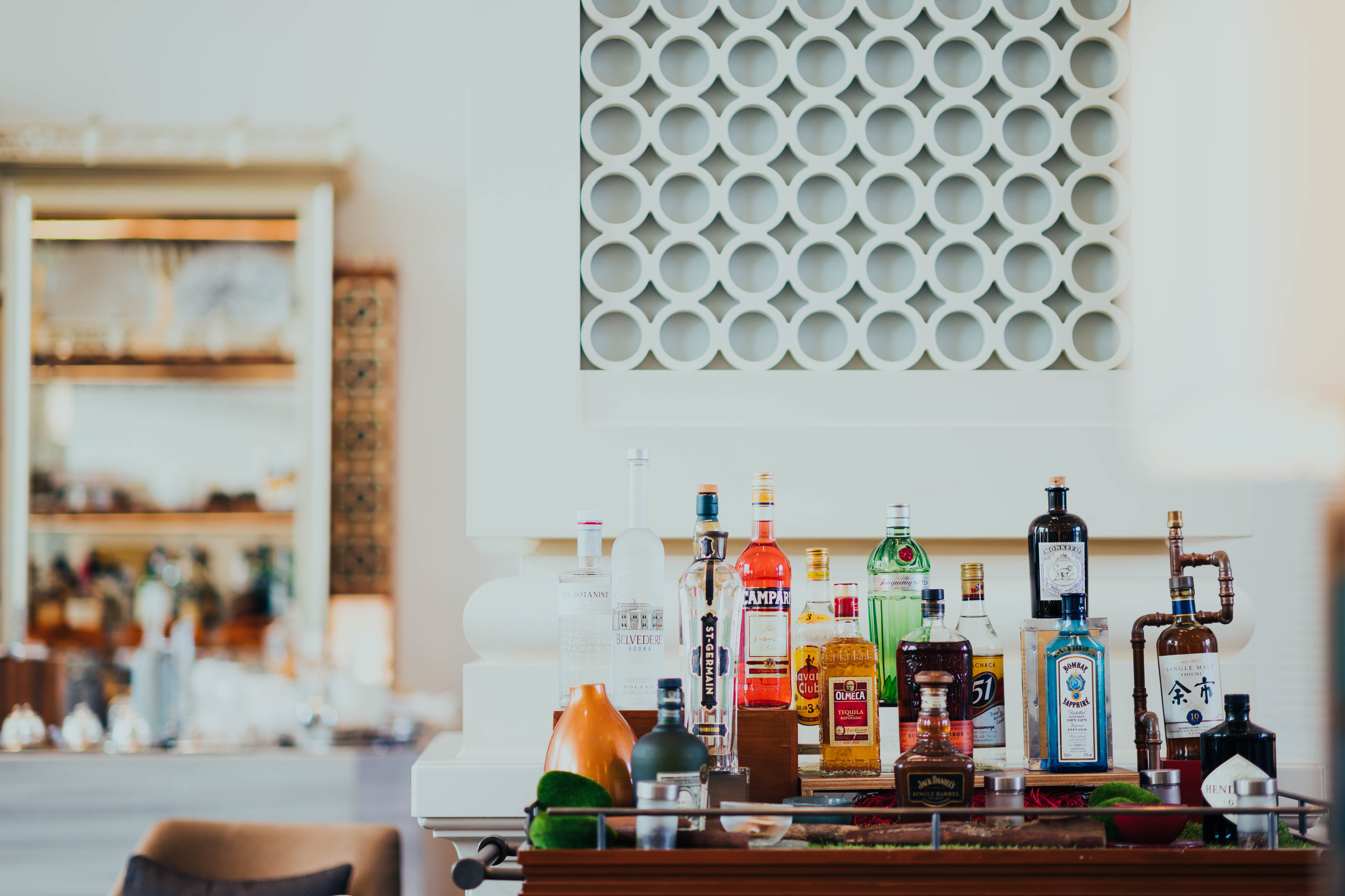 pantry, room, group, liquor, still life, table, bar counter, no people, bottle, abundance, creativity, beverage, focus on foreground, variation, art and craft, HD Wallpaper