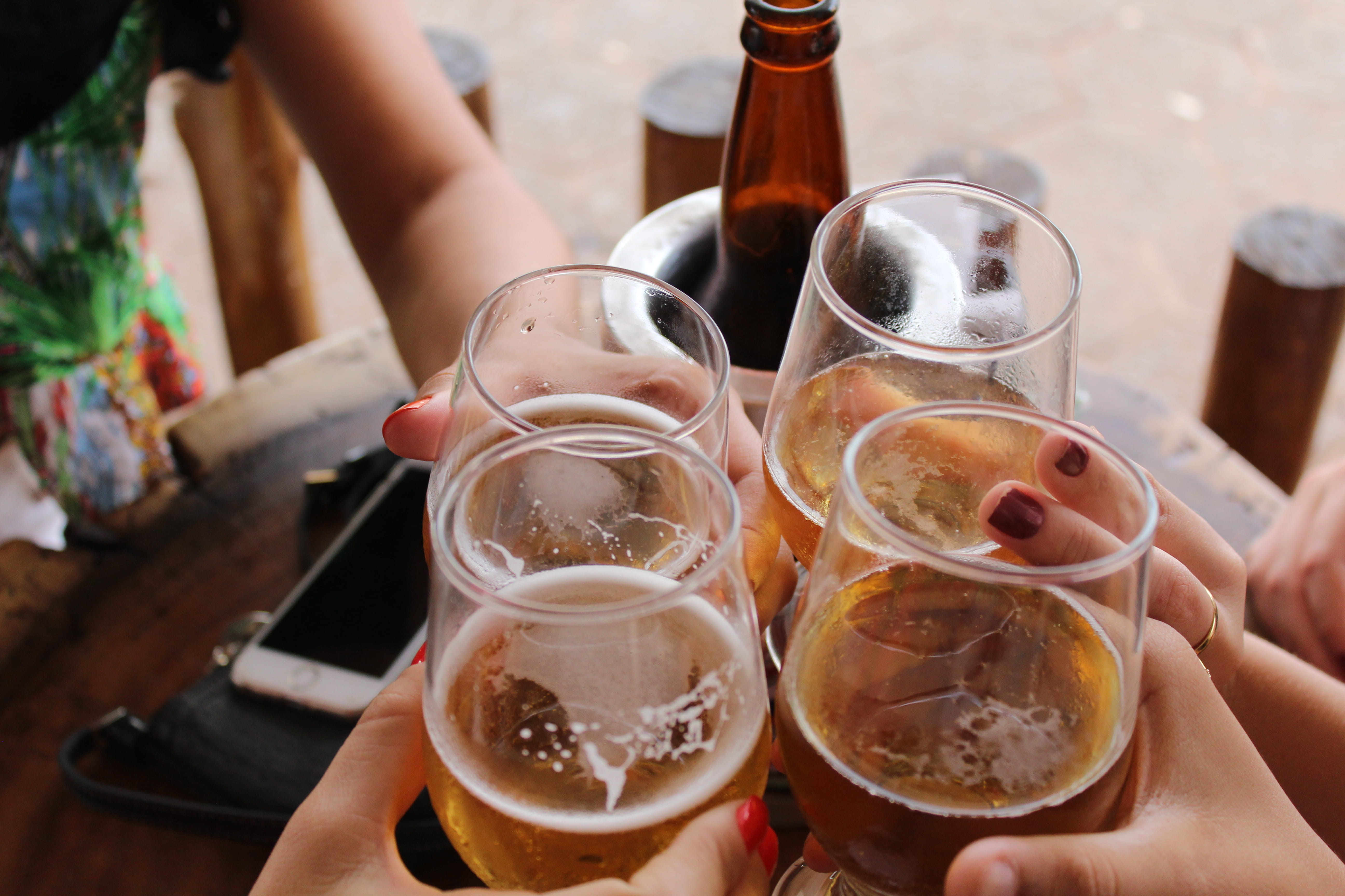 drink, celebration, electronics, body part, glass, mobile phone, alcohol, group of people, person, finger, food and drink, women, lager, beverage, phone, HD Wallpaper