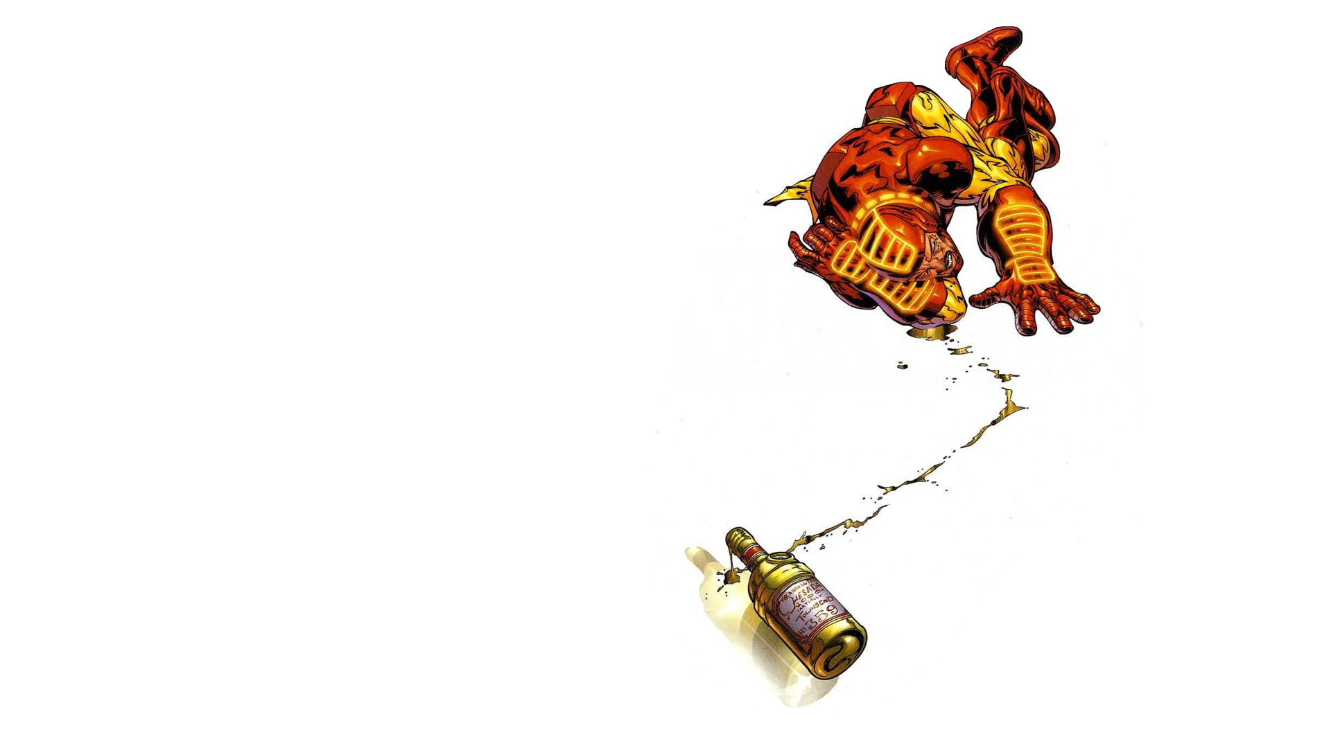 human representation, animal wildlife, white background, close-up, copy space, directly above, man, Booze, invertebrate, Drunk, no people, high angle view, HD Wallpaper