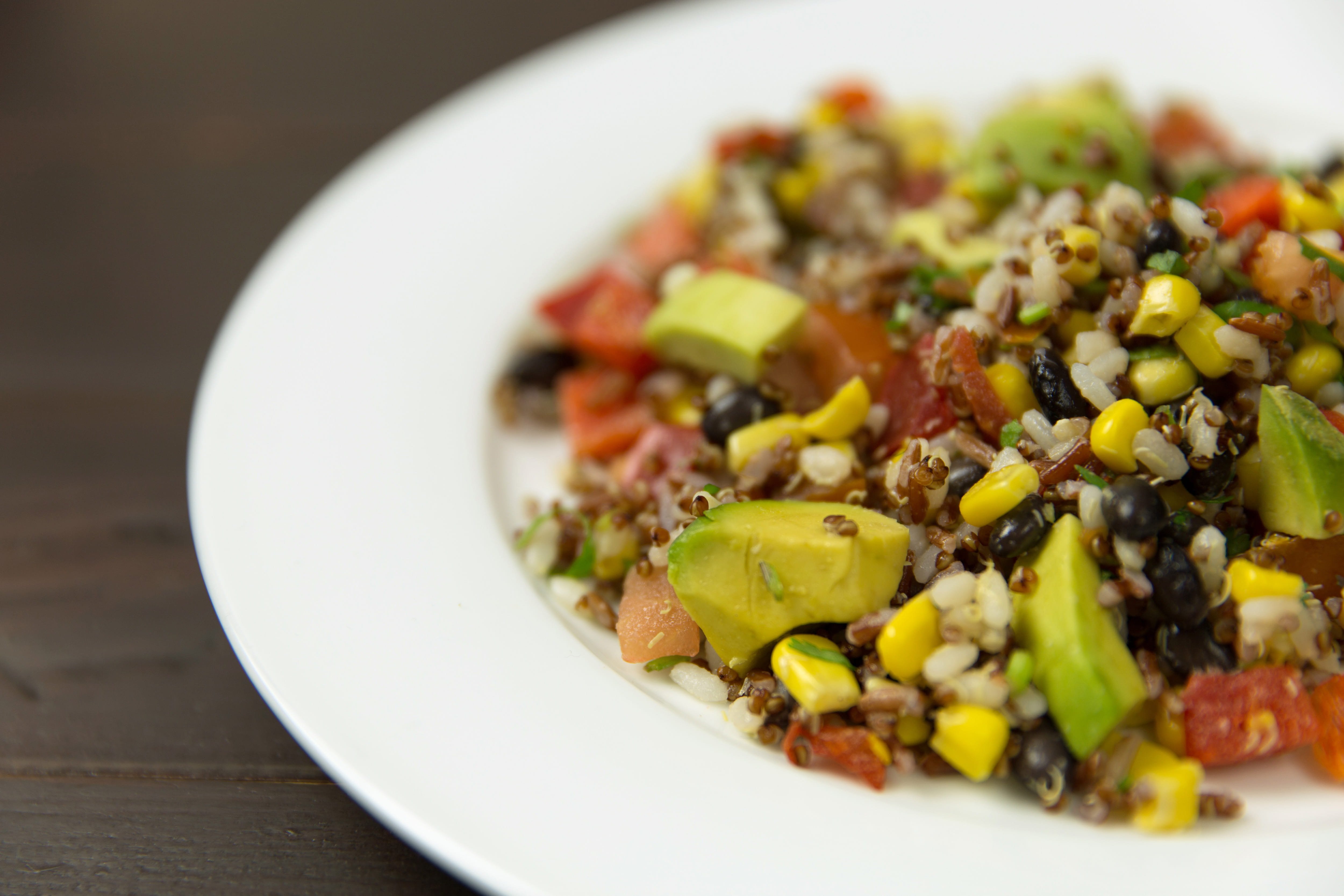 vegetable, spice, gourmet, close-up, plate, indoors, vegan, avocado, freshness, studio shot, quinoa, rice, fruit, healthy lifestyle, salad, meal, food, HD Wallpaper