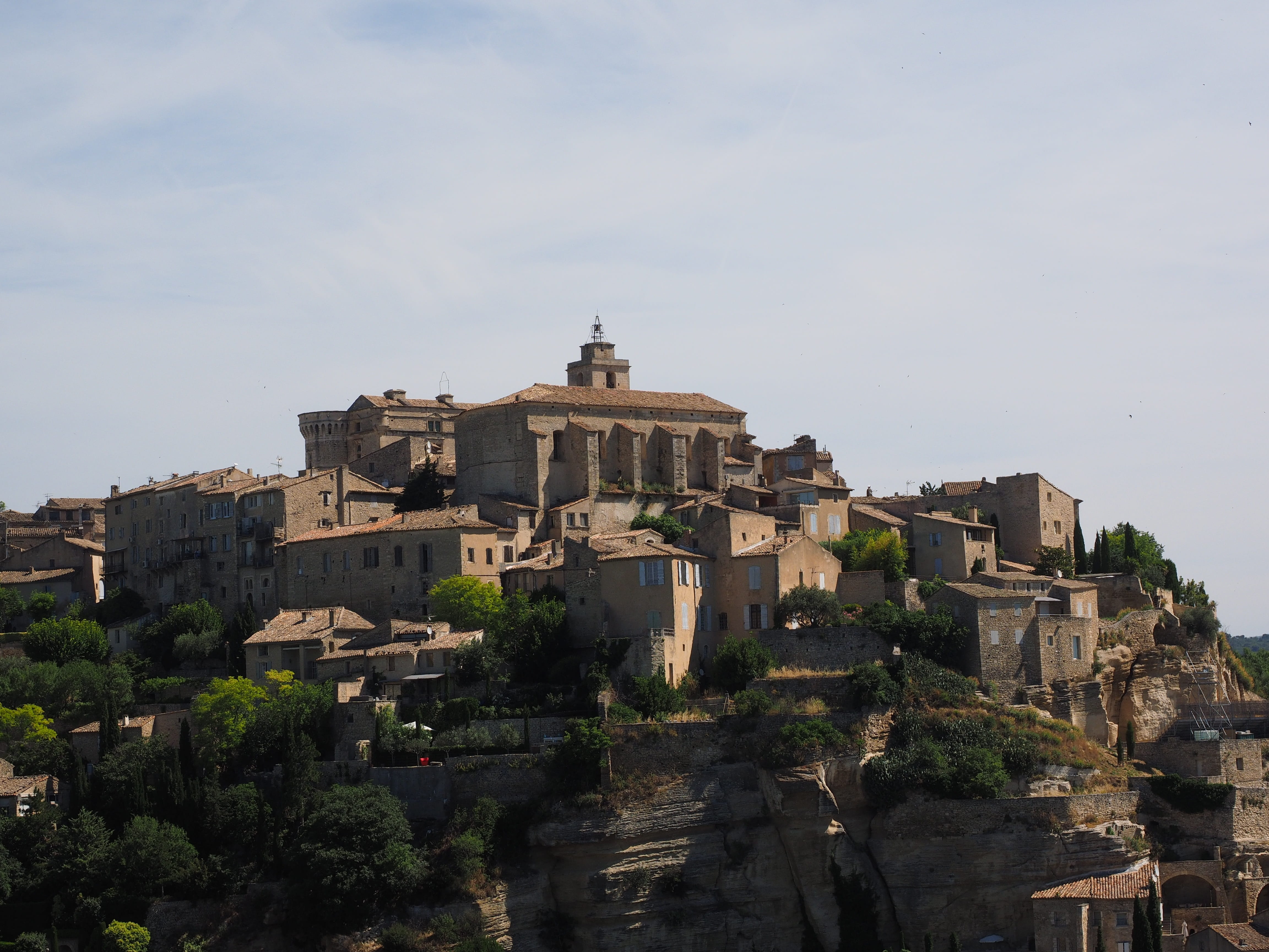 the past, ancient civilization, plus beaux villages de france, department of vaucluse, luberon, ancient, architecture, religion, nature, building exterior, HD Wallpaper
