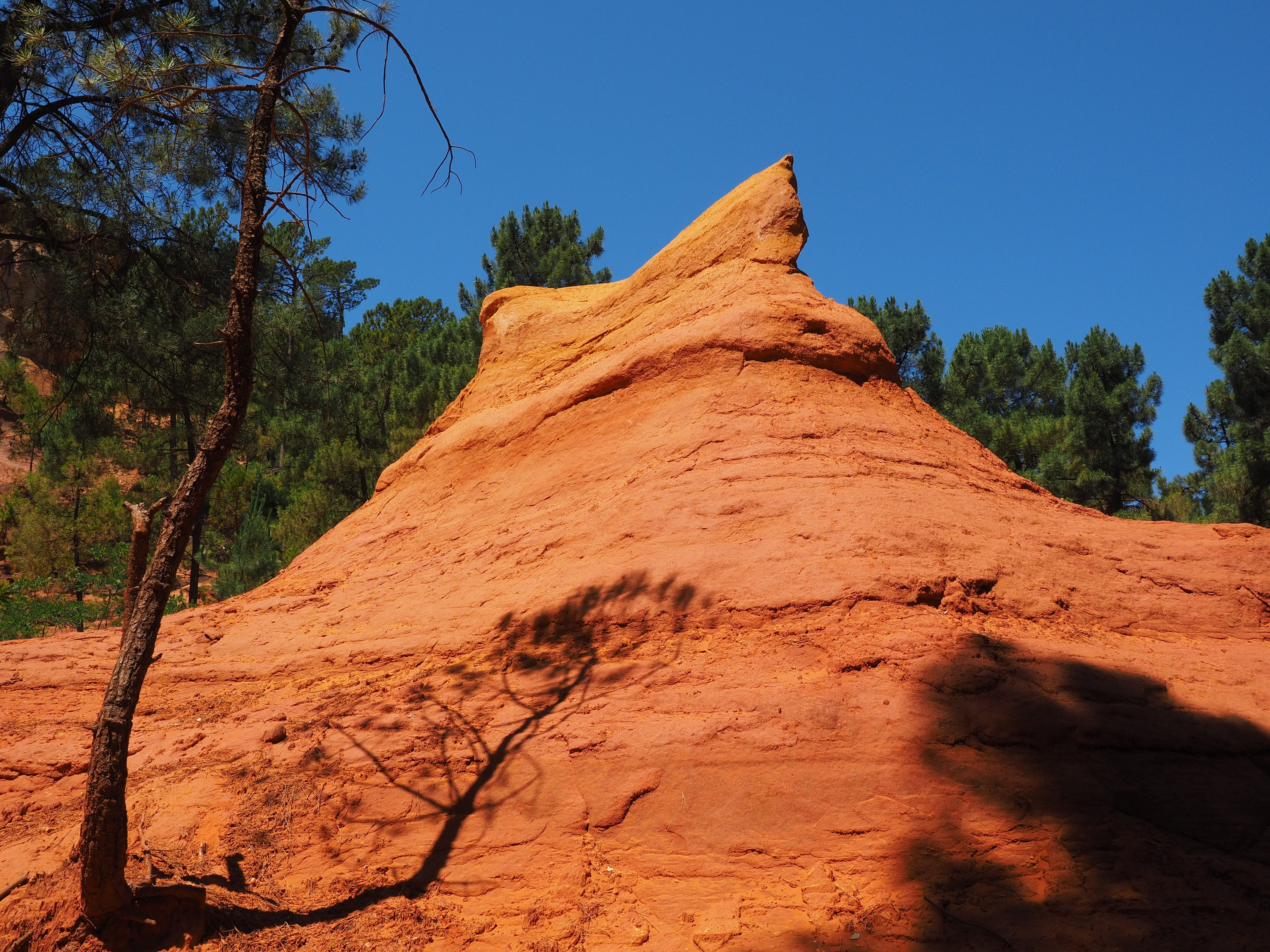 earth color, ocher, formation, luberon massif, tranquility, ocher quarry, provence-alpes-côte dazur, sandstone, arid climate, canton apt, roussillon, arrondissement apt, HD Wallpaper