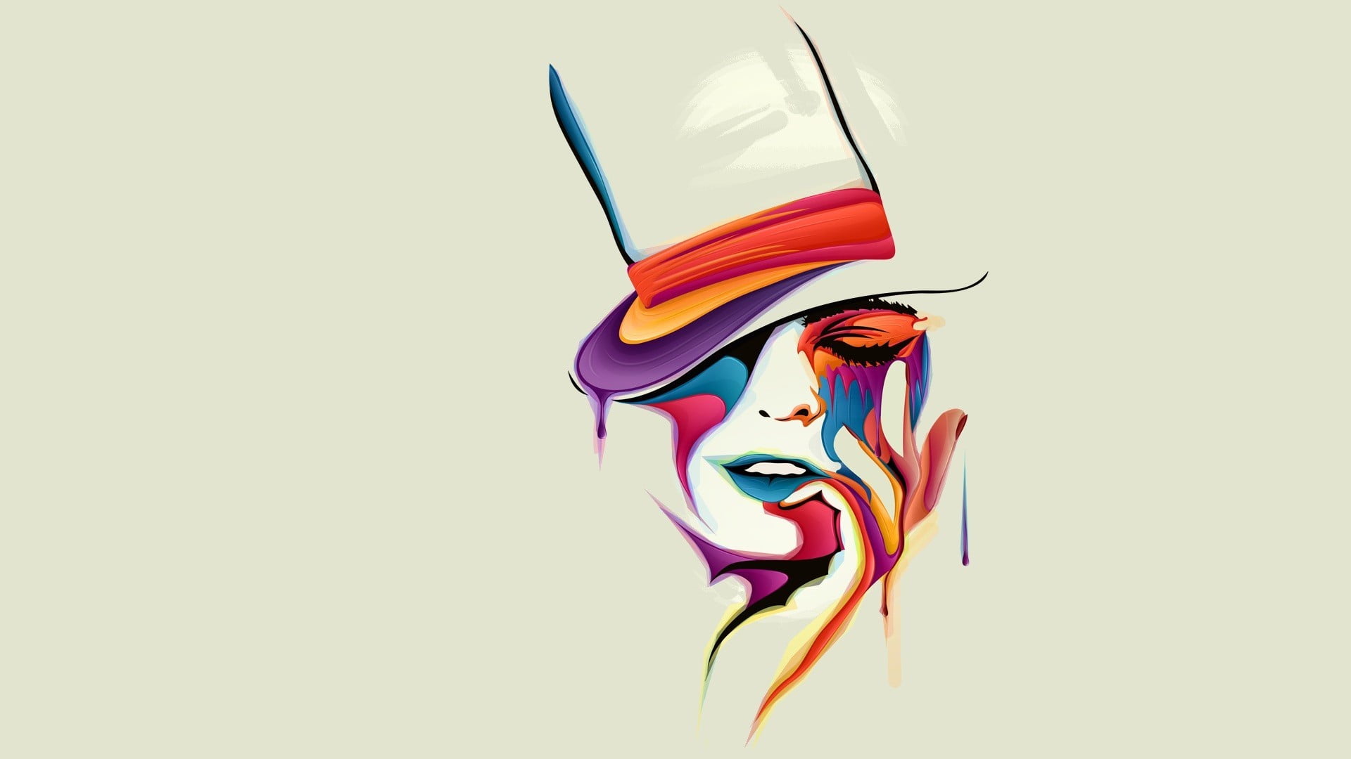 craft, multi colored, close-up, studio shot, artwork, still life, indoors, animal themes, cut out, paper, animal, minimalism, women, hands, hat, colorful, HD Wallpaper