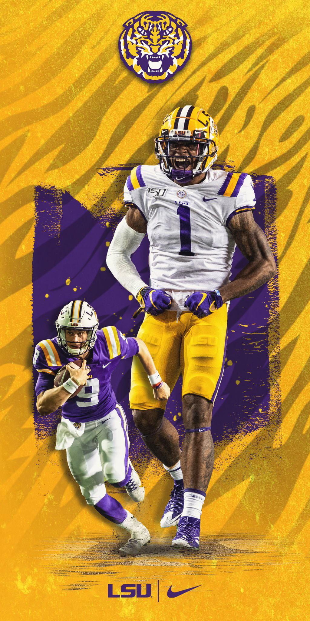 NCAA, Joe Burrow, LSU Tigers football, 1080P, American football, Phone HD Wallpaper