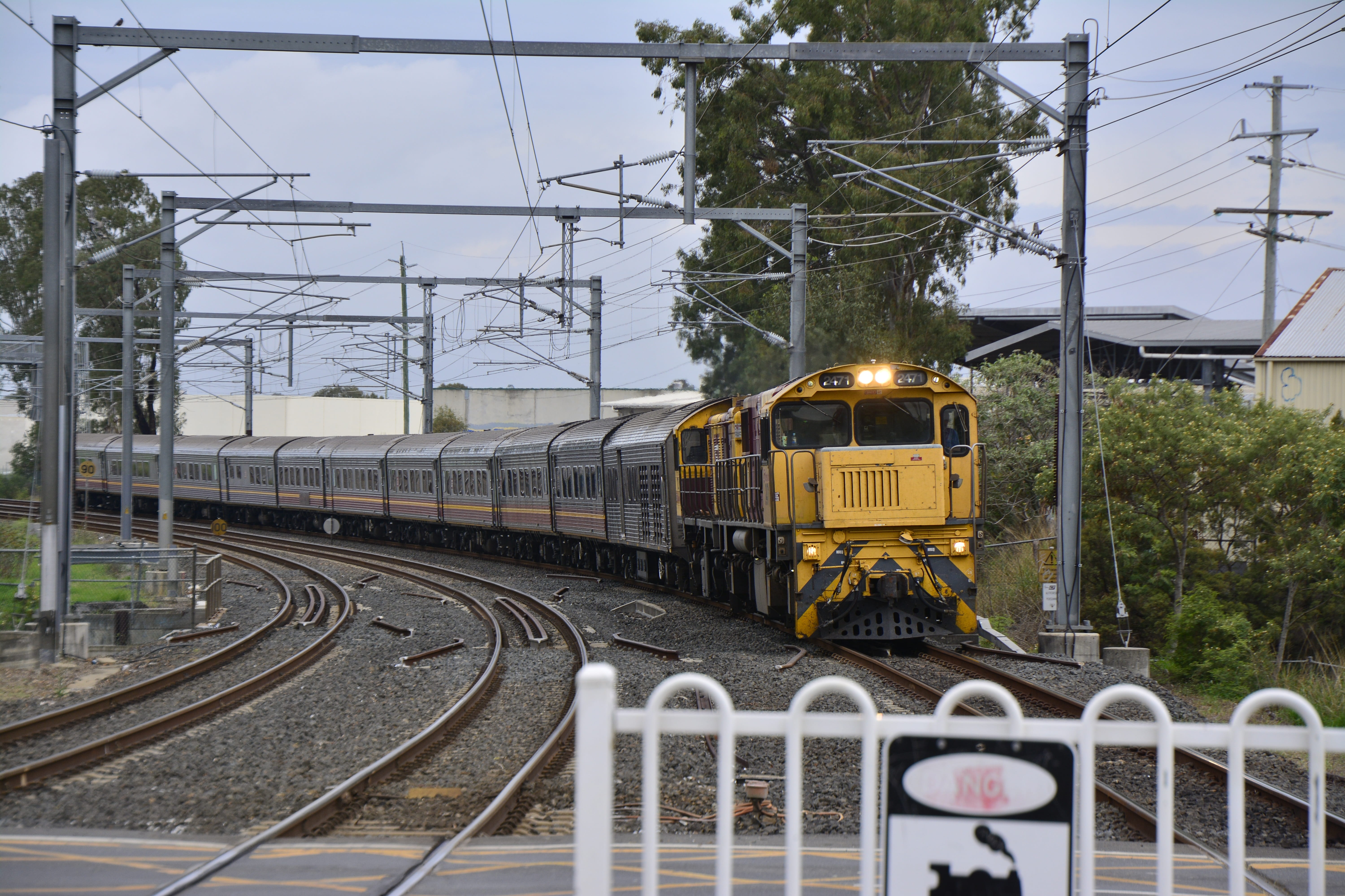 wagon, railroad track, connection, railroad, electricity, service, passenger, modern, railroad station, cable, transport, subway, australia, land vehicle, HD Wallpaper