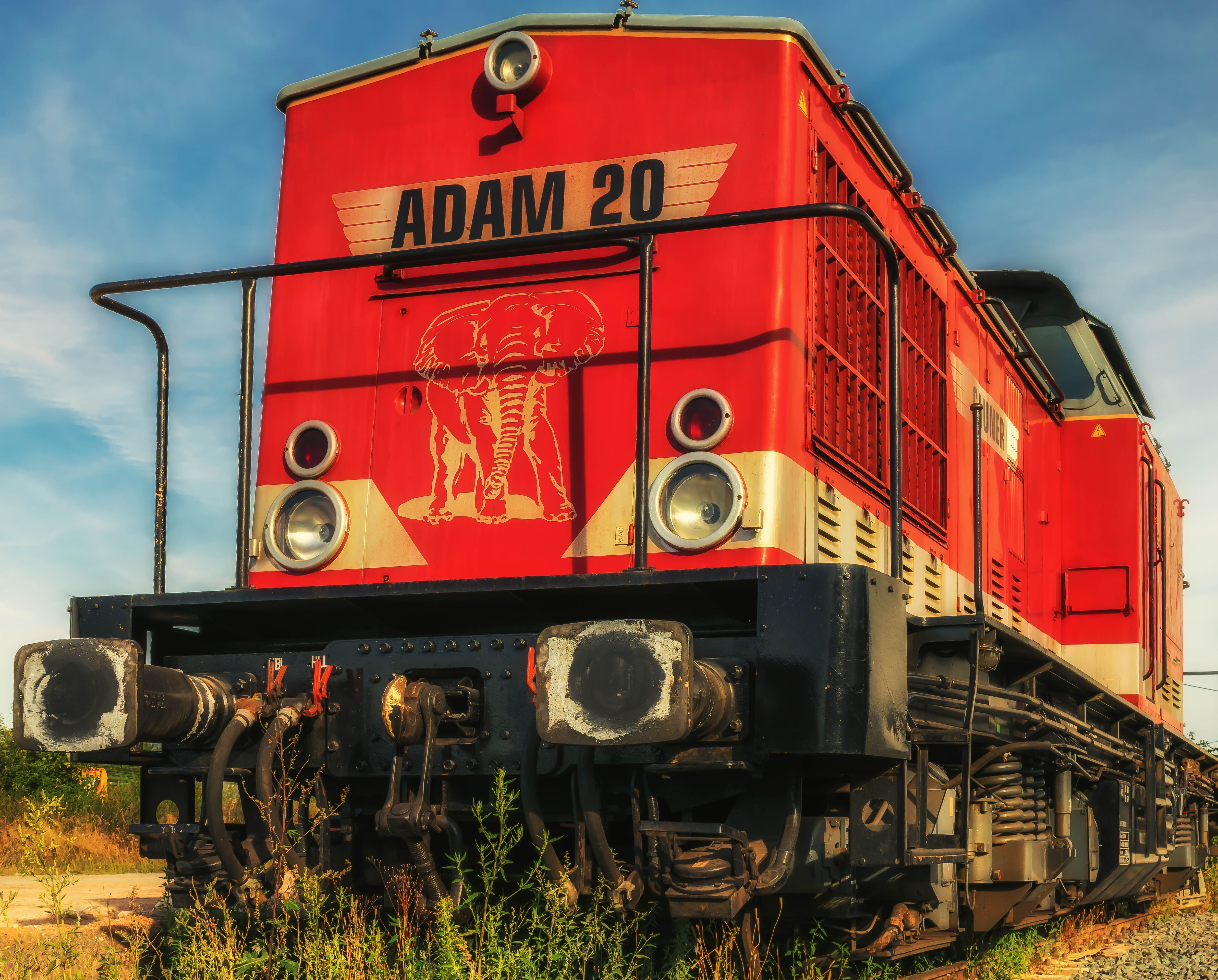 wheel, retro styled, nature, rail traffic, public transportation, rail transportation, historically, cloud - sky, old, mode of transportation, sky, diesel locomotive, HD Wallpaper