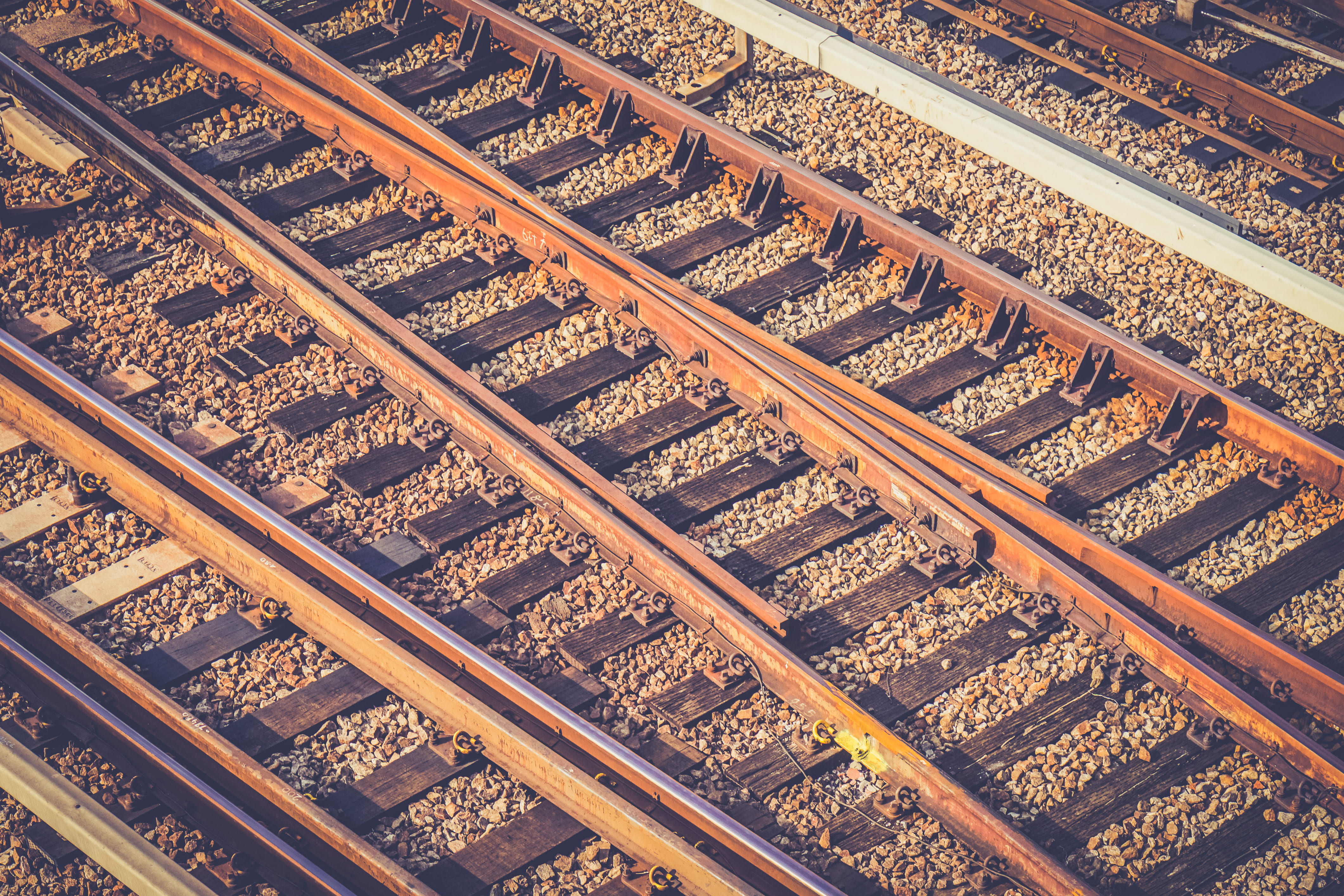line, railway, pattern, bird, architecture, train, education, train track, carpet - decor, indoors, backgrounds, full frame, creativity, rusted, built structure, HD Wallpaper