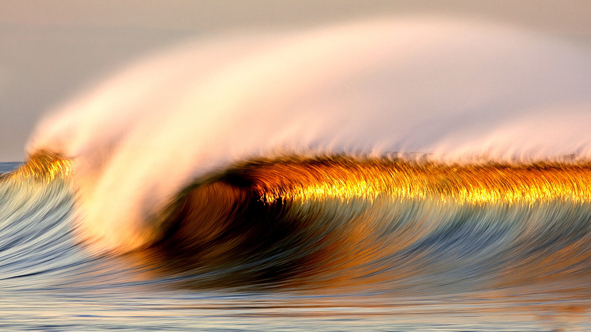 1080P, waves, ripples, water, HD Wallpaper