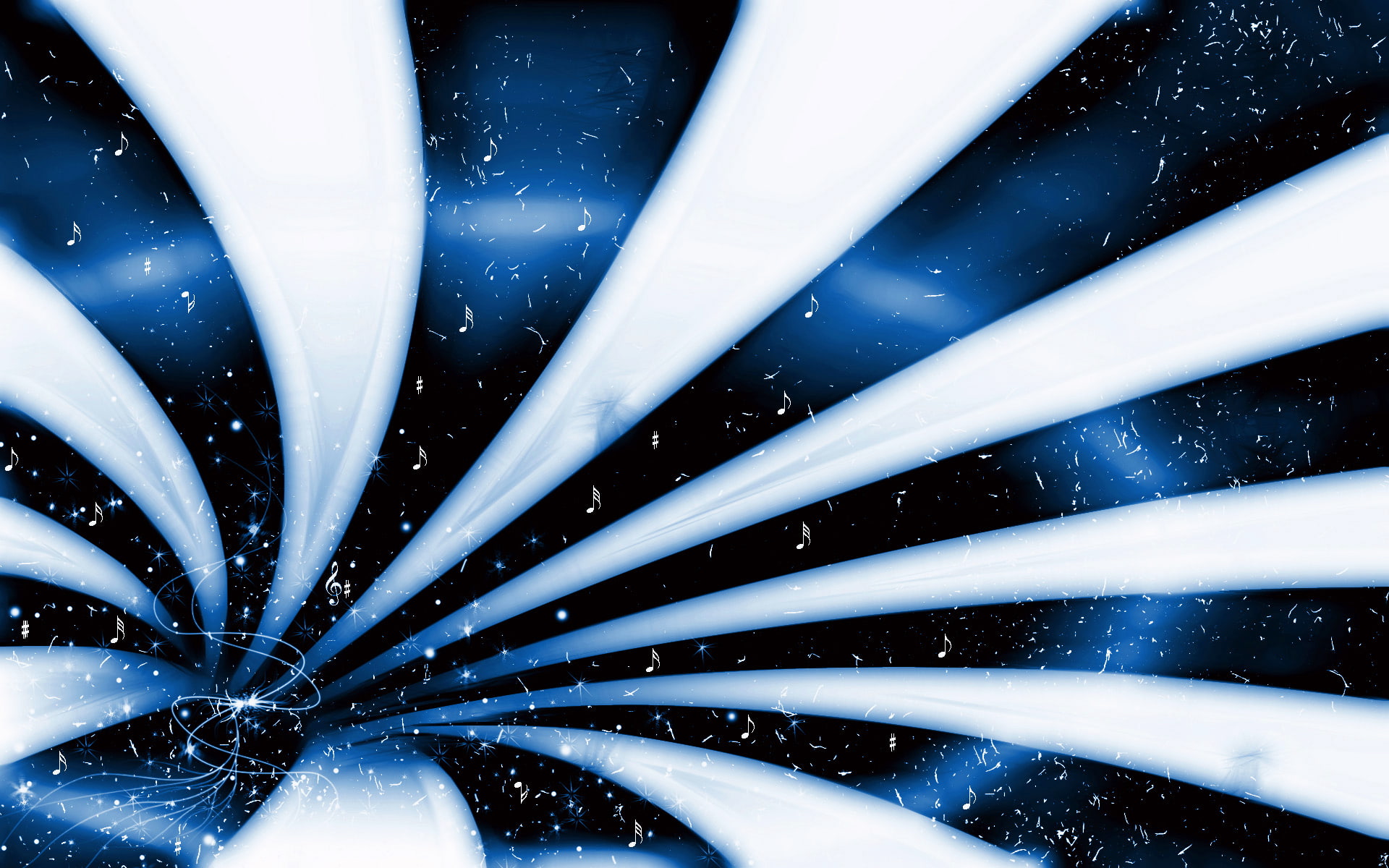 funnel, color, music, sound, notes, line, 1080P, HD Wallpaper