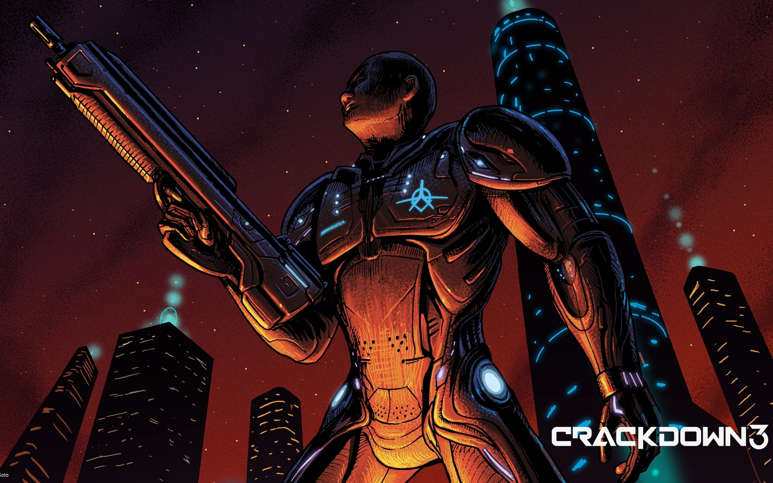 2K, crackdown, games, HD Wallpaper