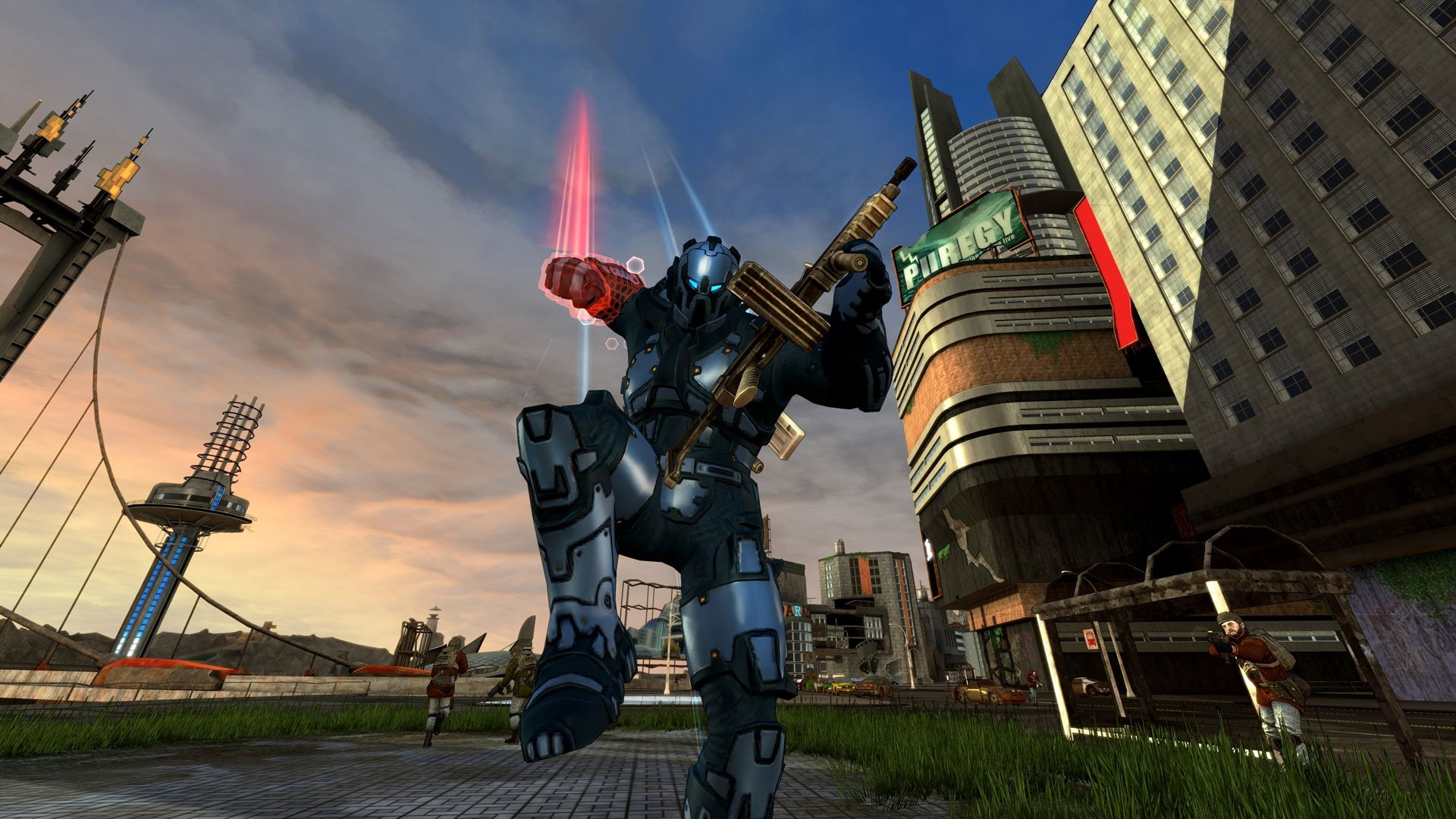 action, adventure, shooter, warrior, 1080P, crackdown, sci fi, HD Wallpaper