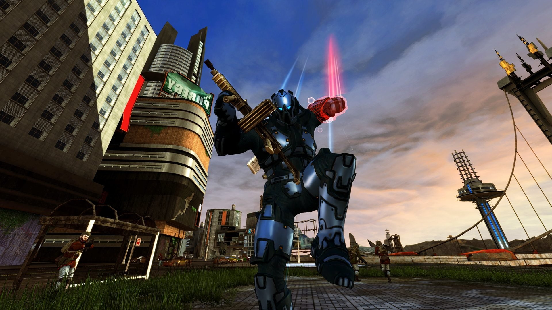 warrior, adventure, 1080P, shooter, action, sci fi, crackdown, HD Wallpaper