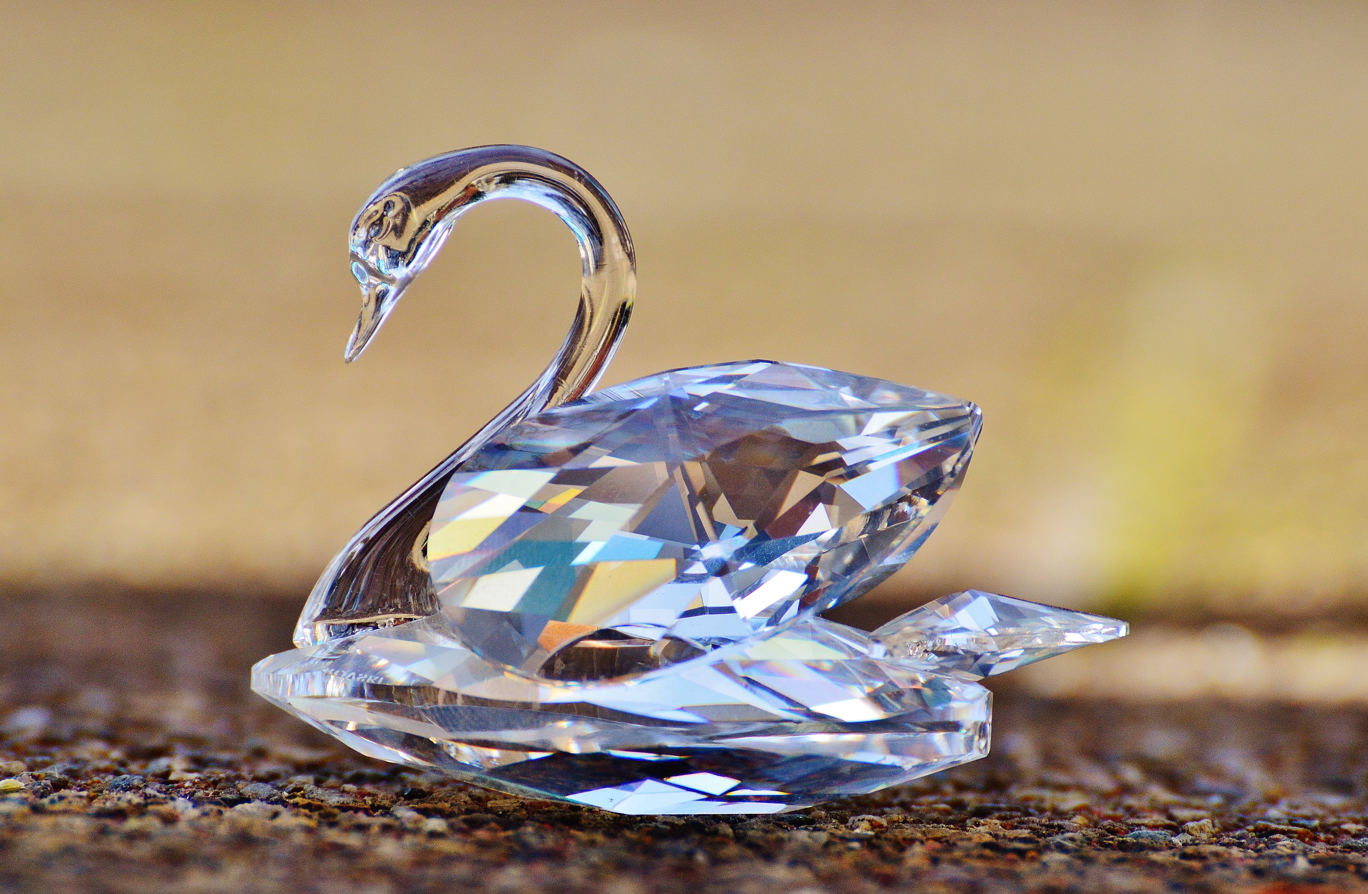 crystal glassware, shape, no people, blue, crystal, gemstone, shine, rock, luxury, transparent, purity, glass, diamond - gemstone, swarovski, wealth, paperweights, HD Wallpaper