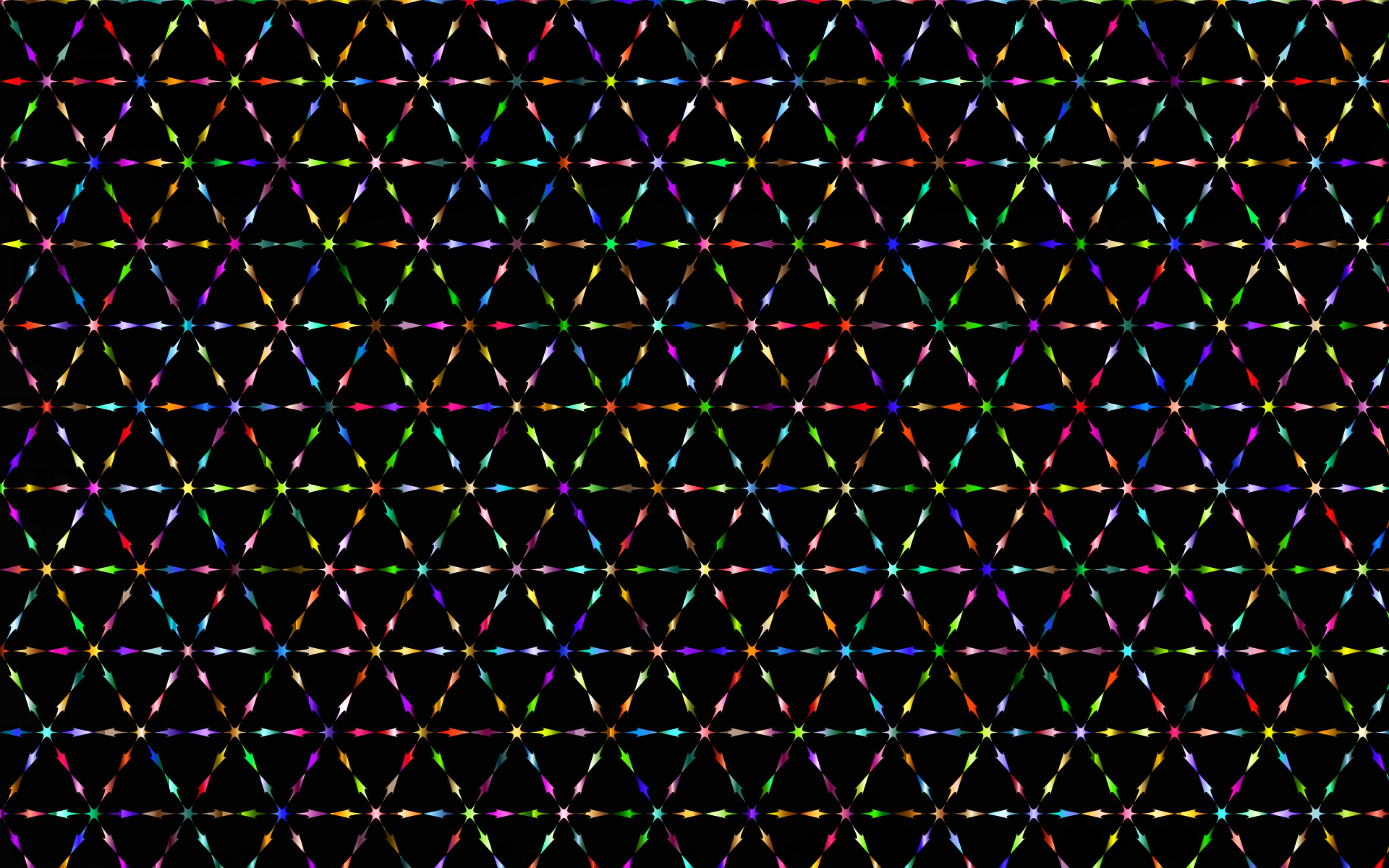 multicolor, chromatic, prismatic, 5K, stars, shine, HD Wallpaper