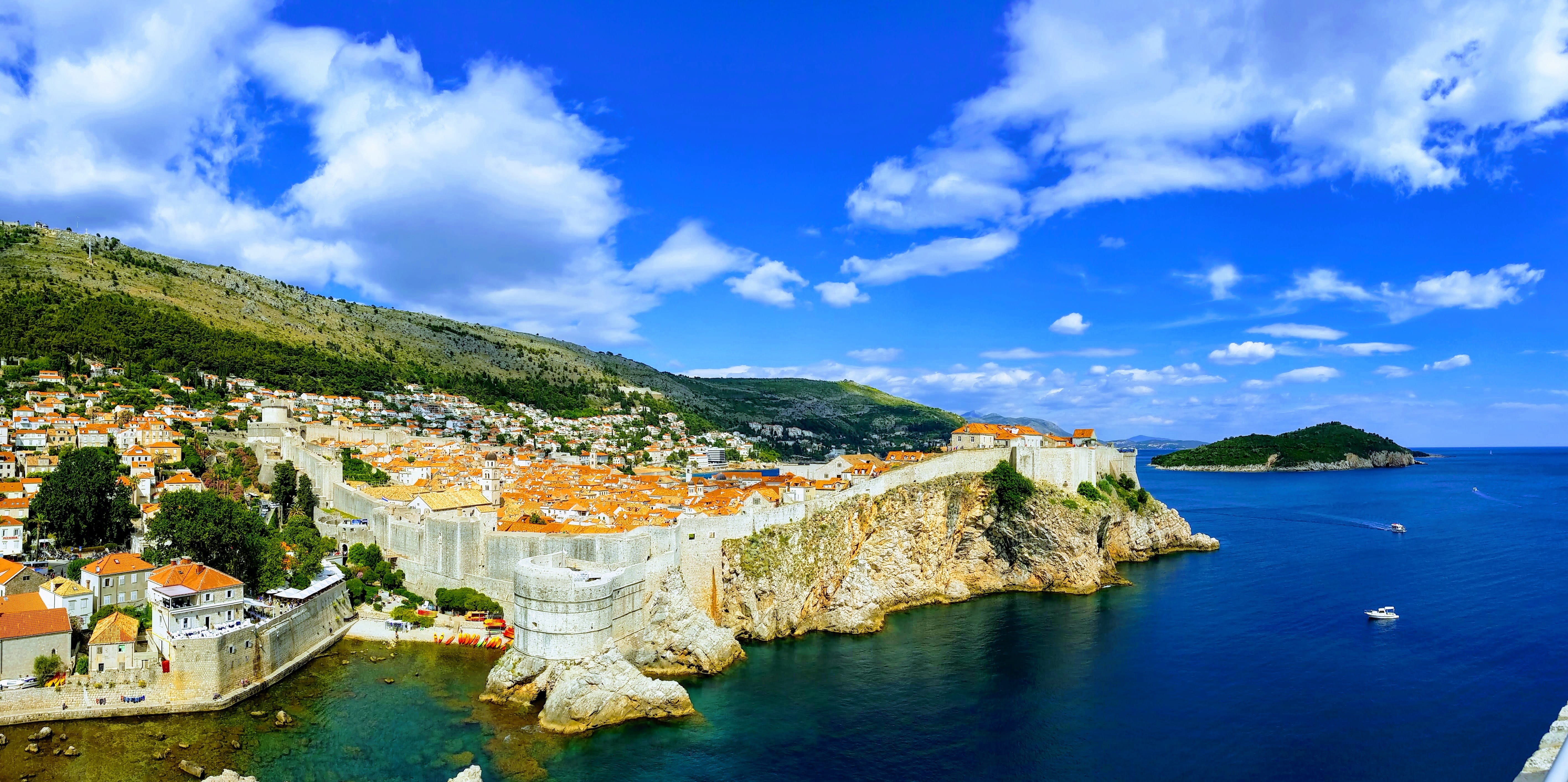 scenics - nature, cloud - sky, kings landinga, sky, 5K, city, background, nature, clouds, beauty in nature, sea, no people, croatia, wall, traveller, HD Wallpaper