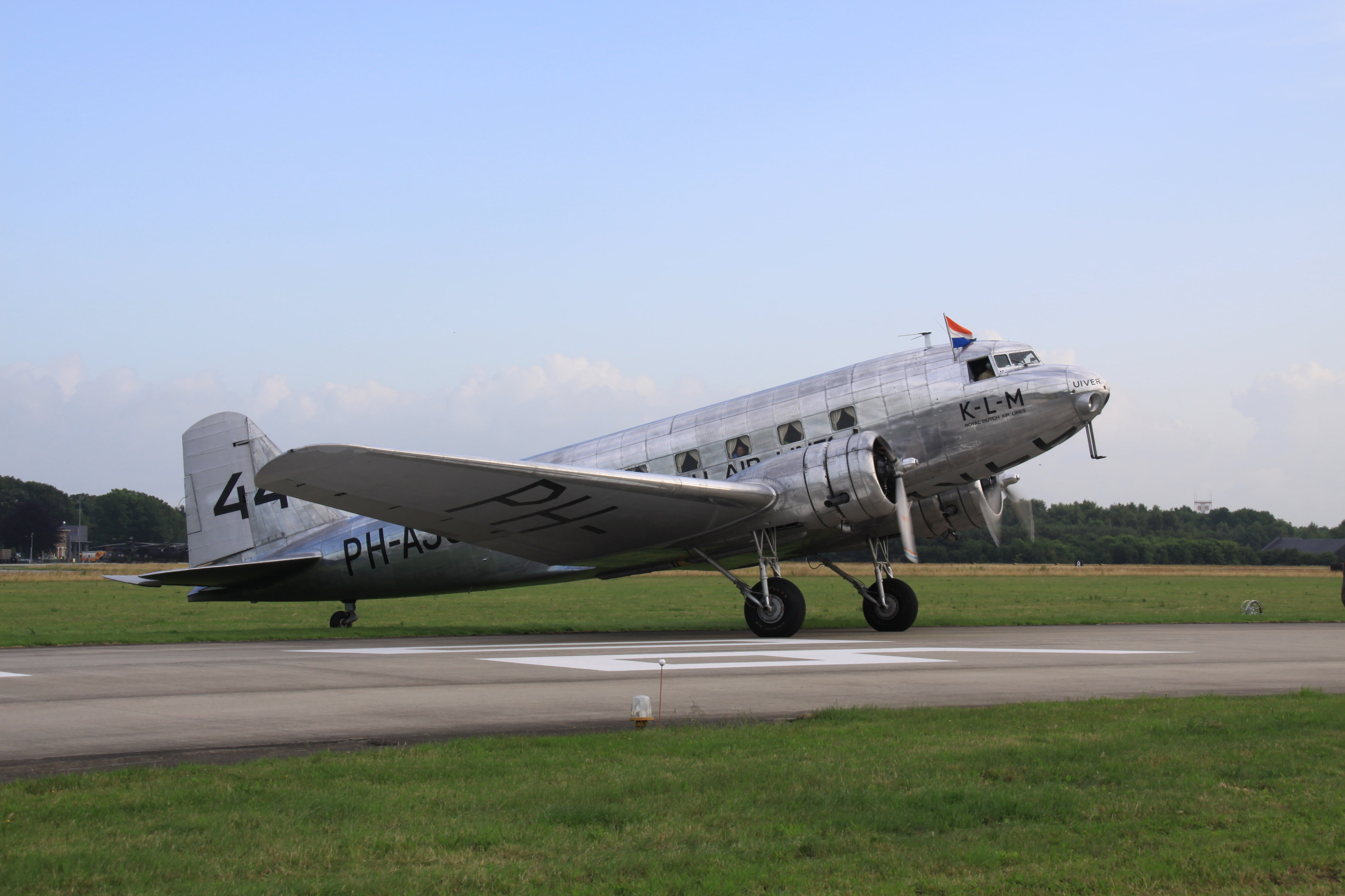ph-aju, 4K, 2009, dc3, airshow, holland, volkel, uiver, HD Wallpaper
